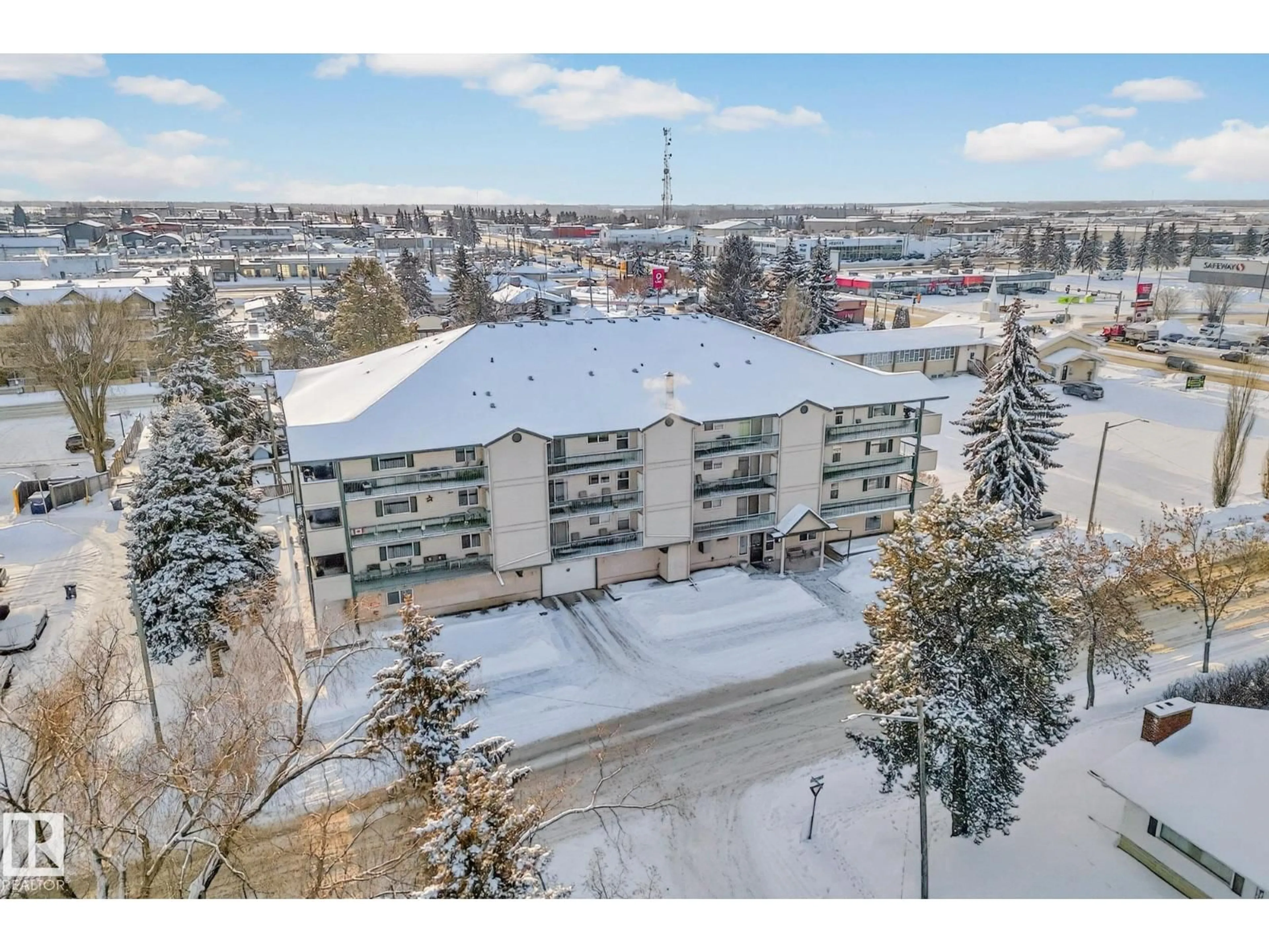 A pic from outside/outdoor area/front of a property/back of a property/a pic from drone, unknown for #304 - 112 CHURCH RD, Spruce Grove Alberta T7X3X1