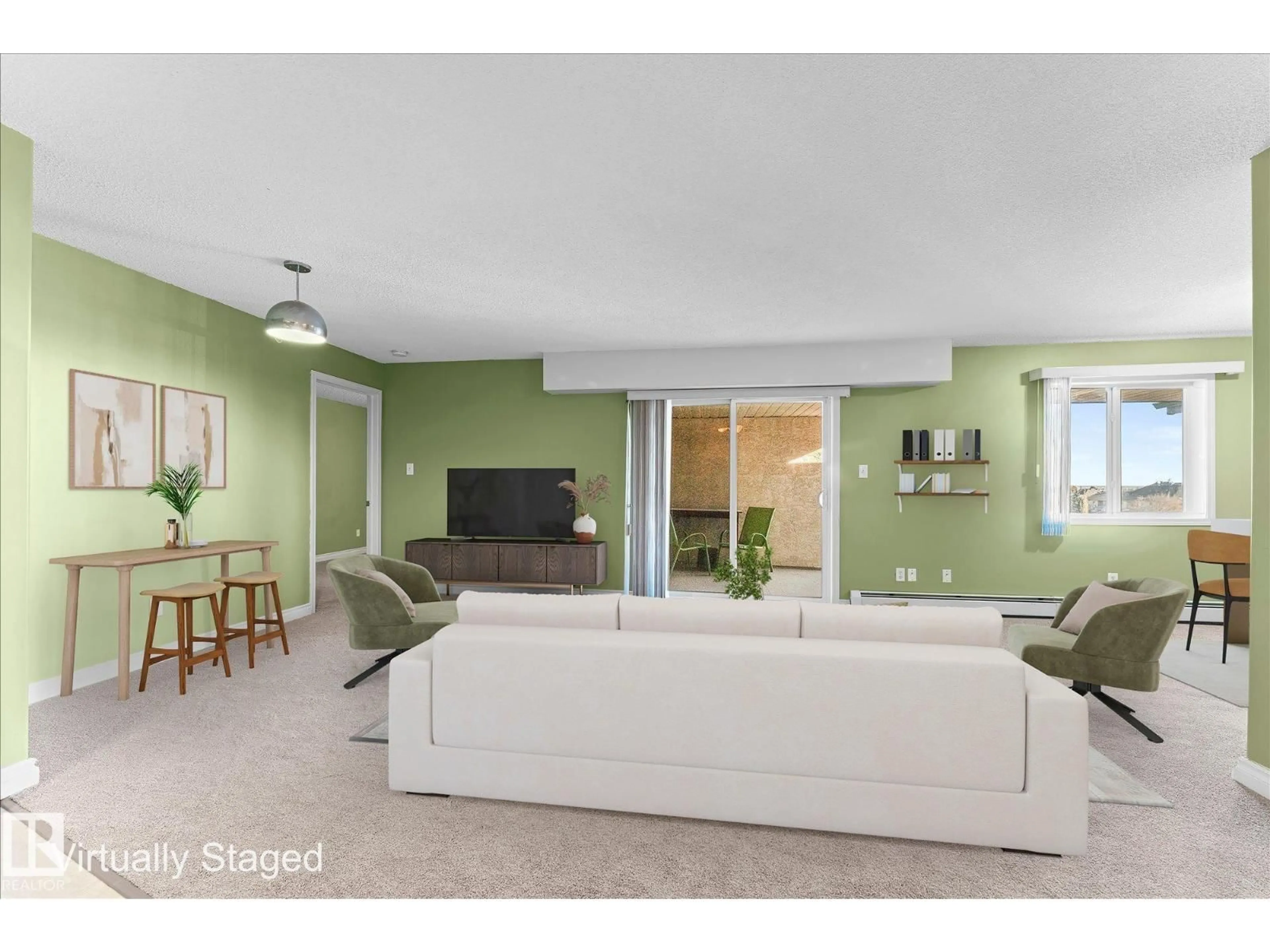 Living room with furniture, unknown for 531 11325 83 ST NW, Edmonton Alberta T5B4W5