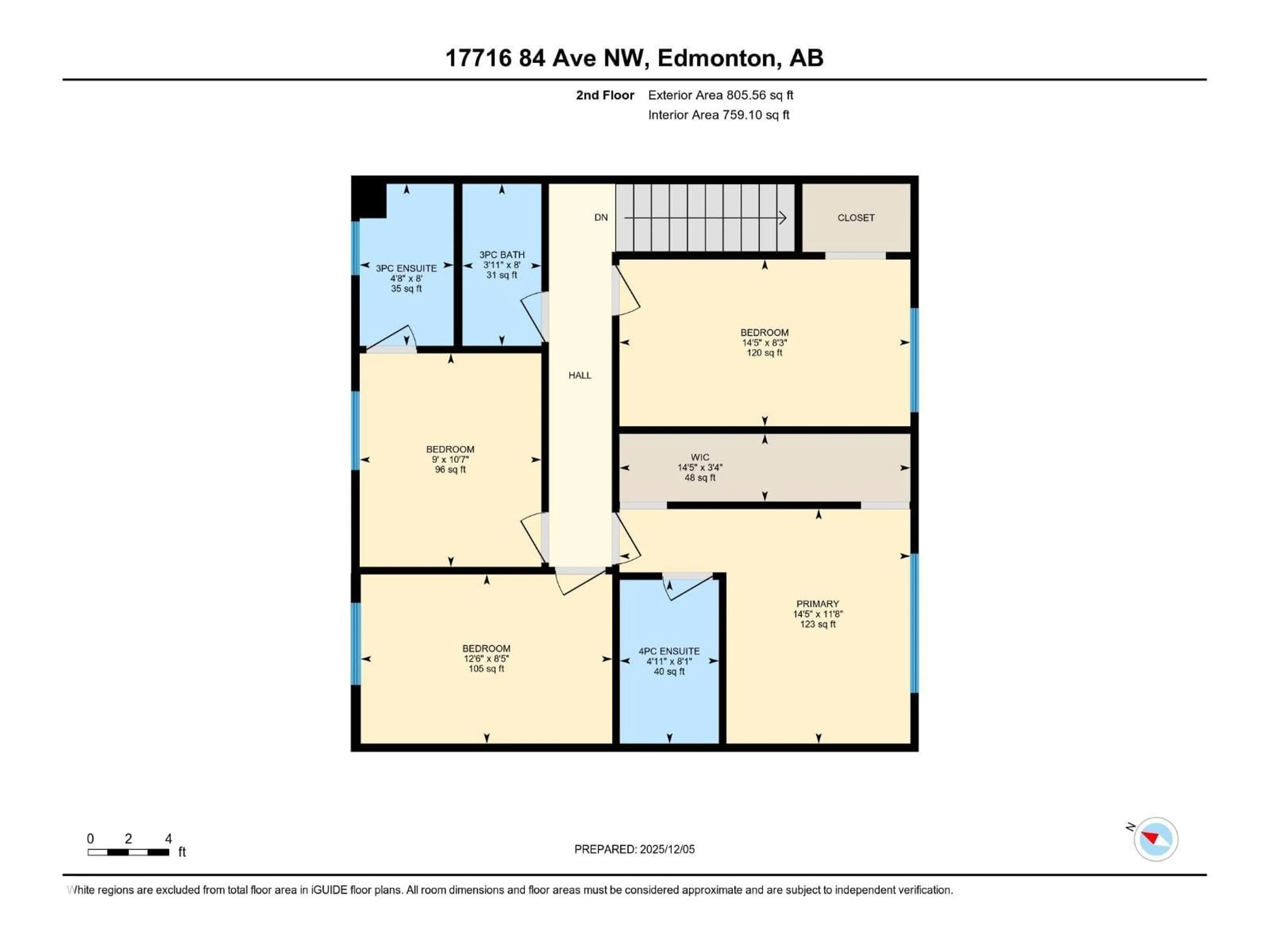 Floor plan for NW - 17716 84 AV, Edmonton Alberta T5T0N4