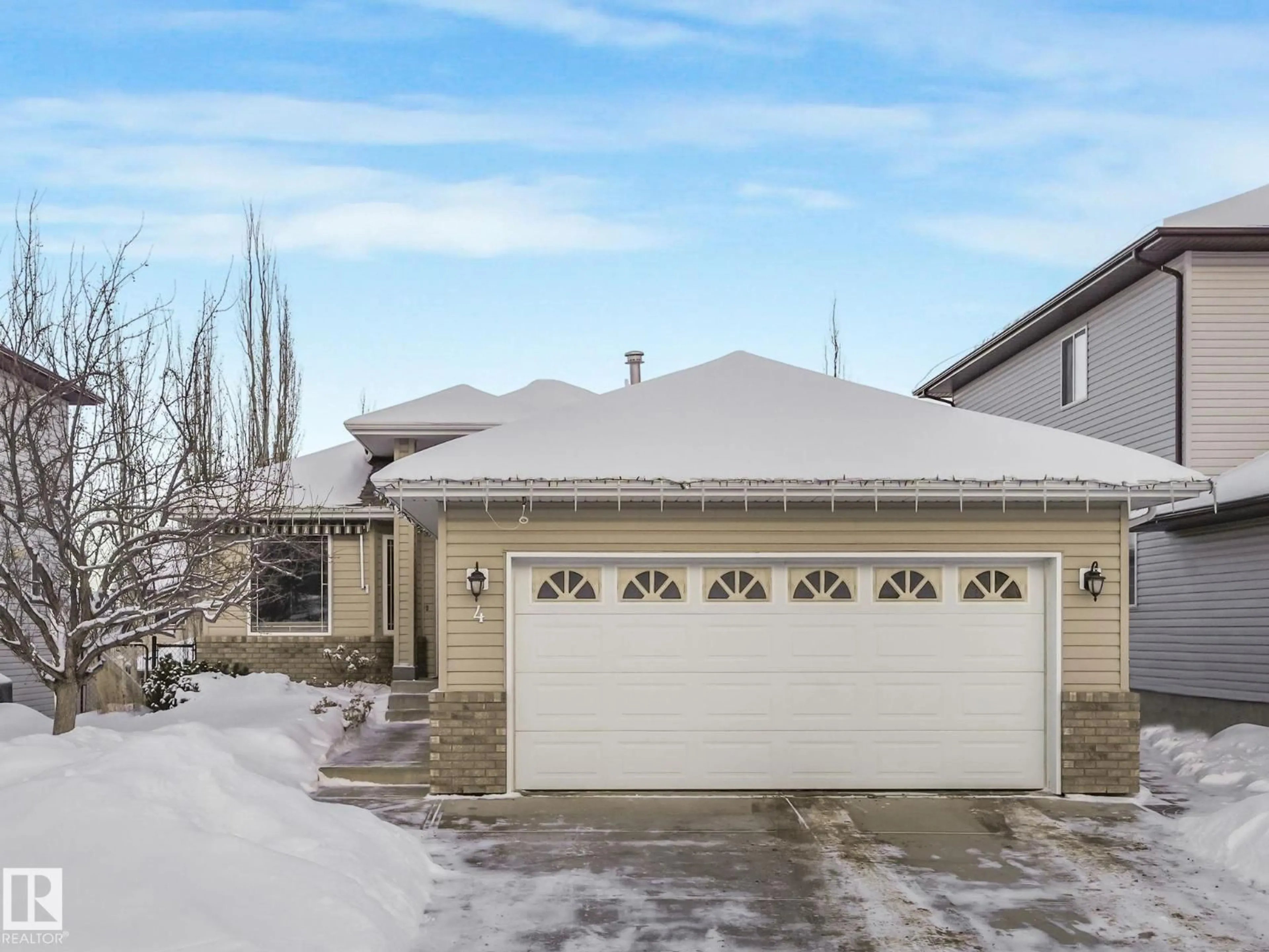 Home with vinyl exterior material, street for 4 CAVELIER CO, Beaumont Alberta T4X1P5