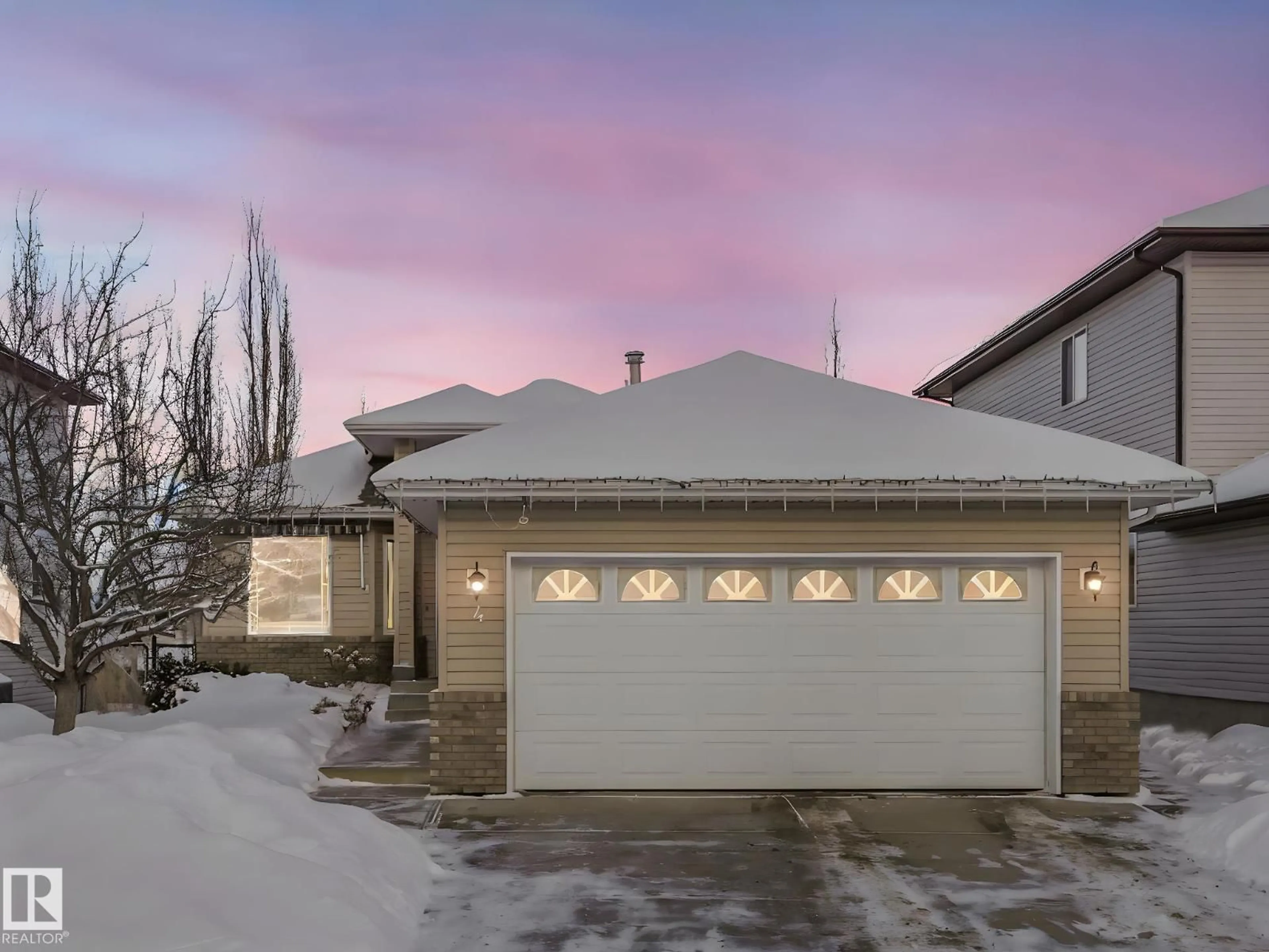 Home with vinyl exterior material, street for 4 CAVELIER CO, Beaumont Alberta T4X1P5