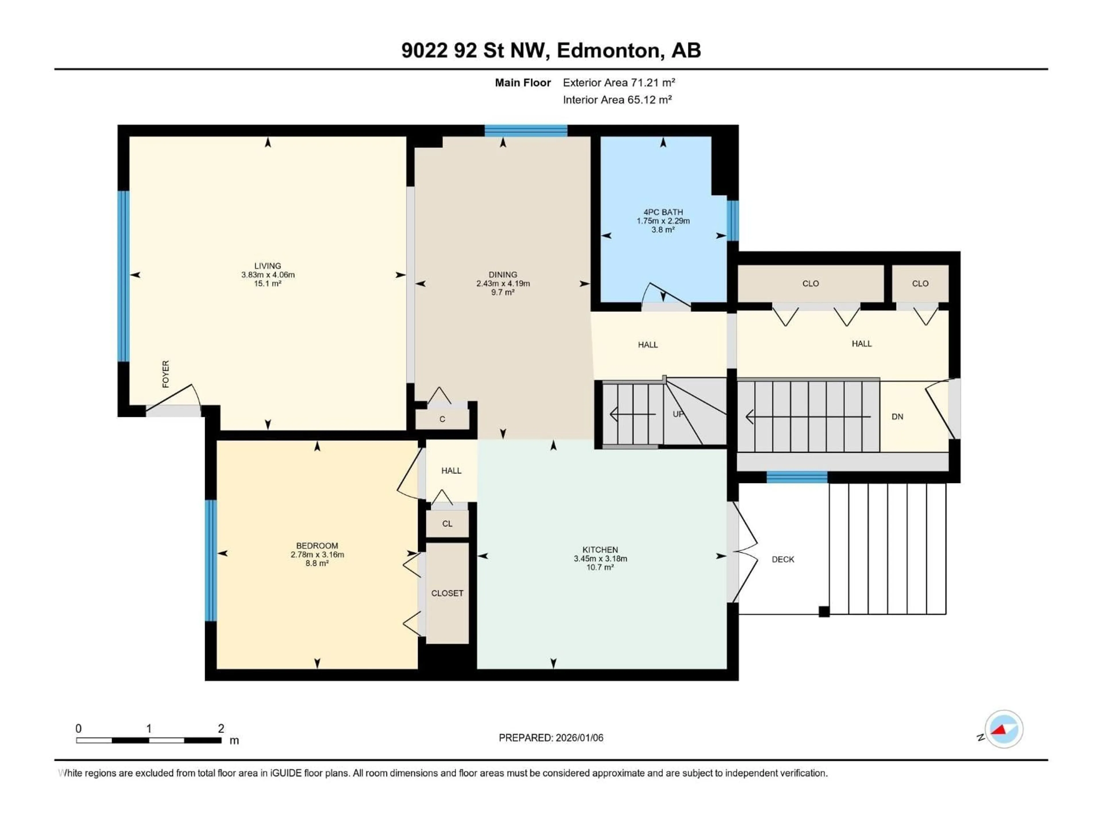 Floor plan for 9022 92 ST, Edmonton Alberta T6C3R2