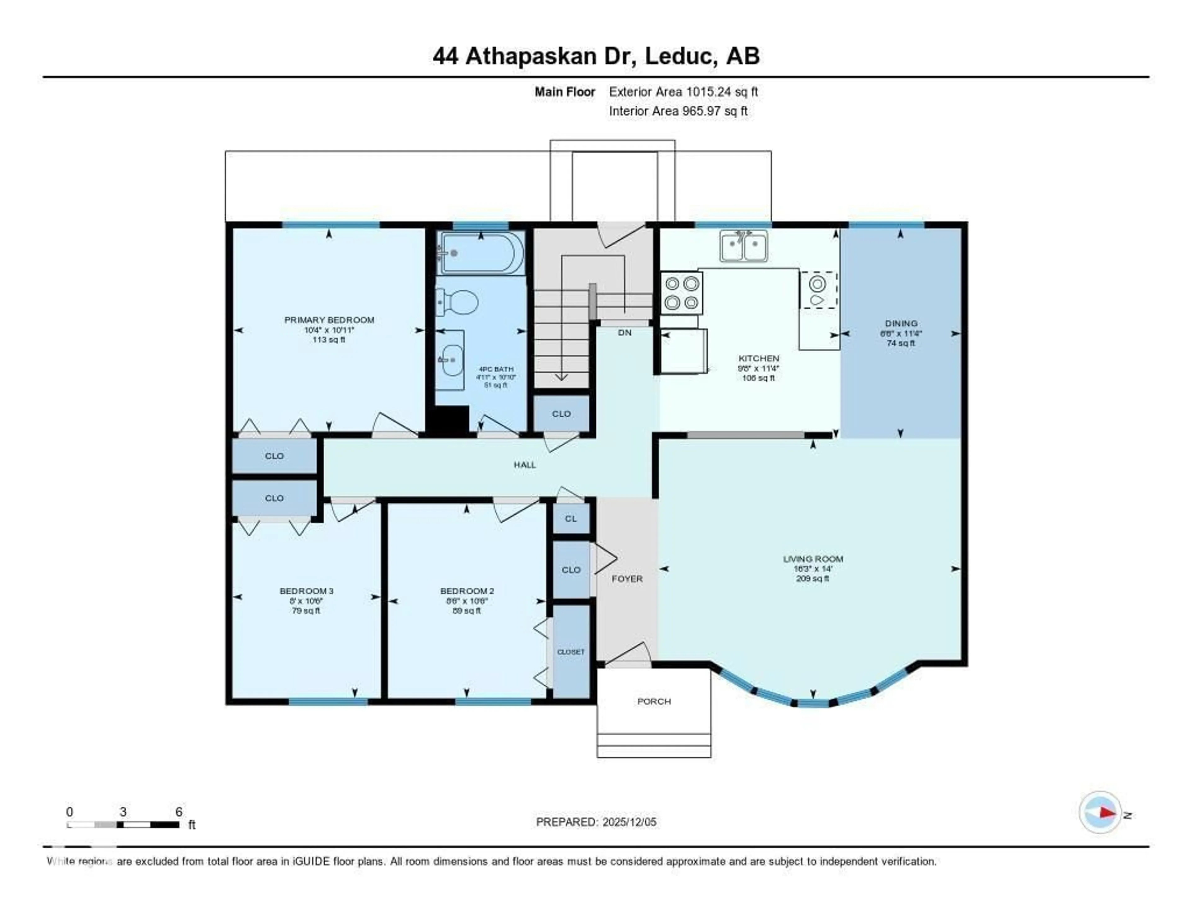 Floor plan for 44 ATHAPASKAN DR, Leduc Alberta T9E4E3