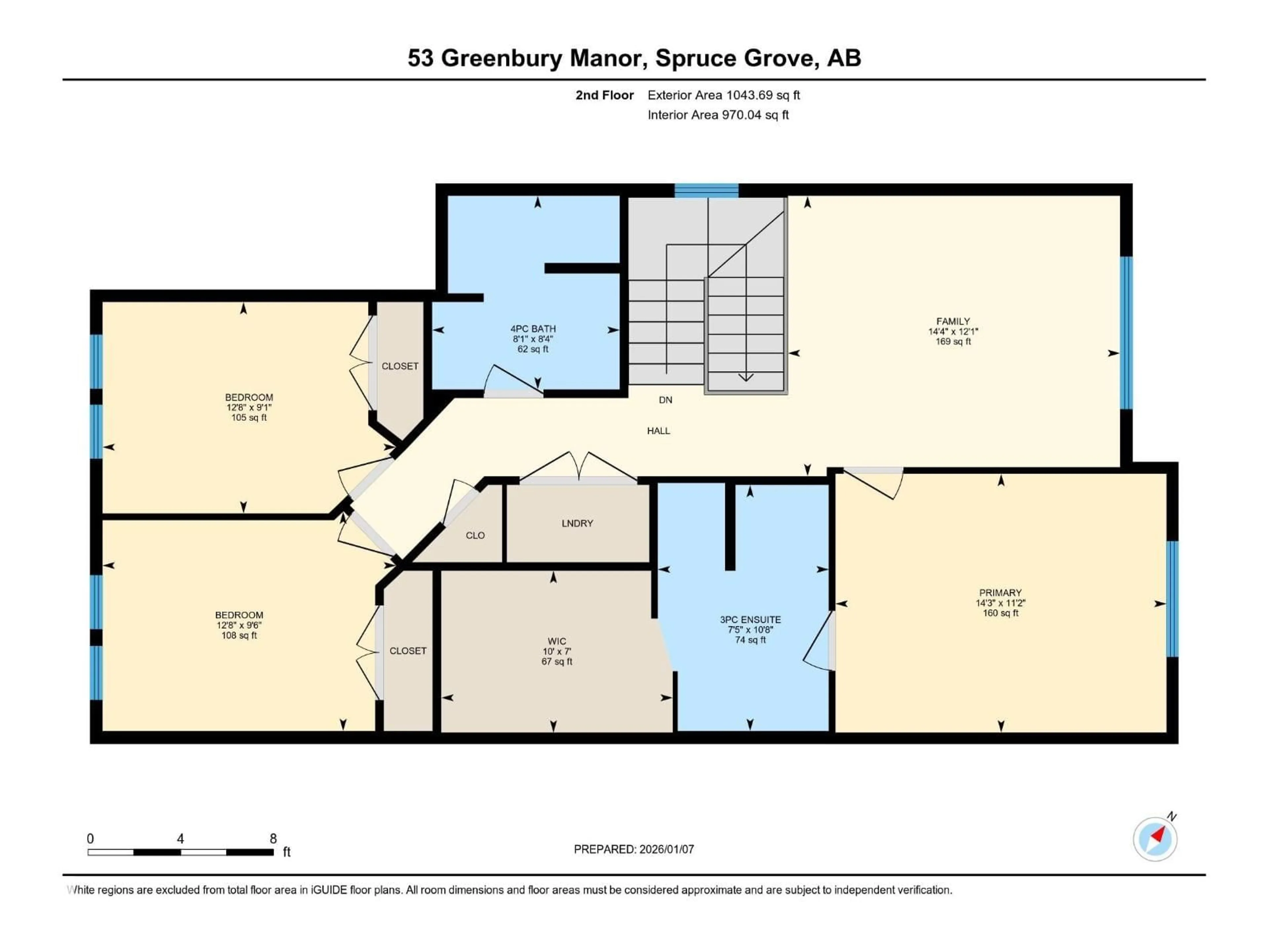 Floor plan for 53 GREENBURY MR, Spruce Grove Alberta T7X0M1