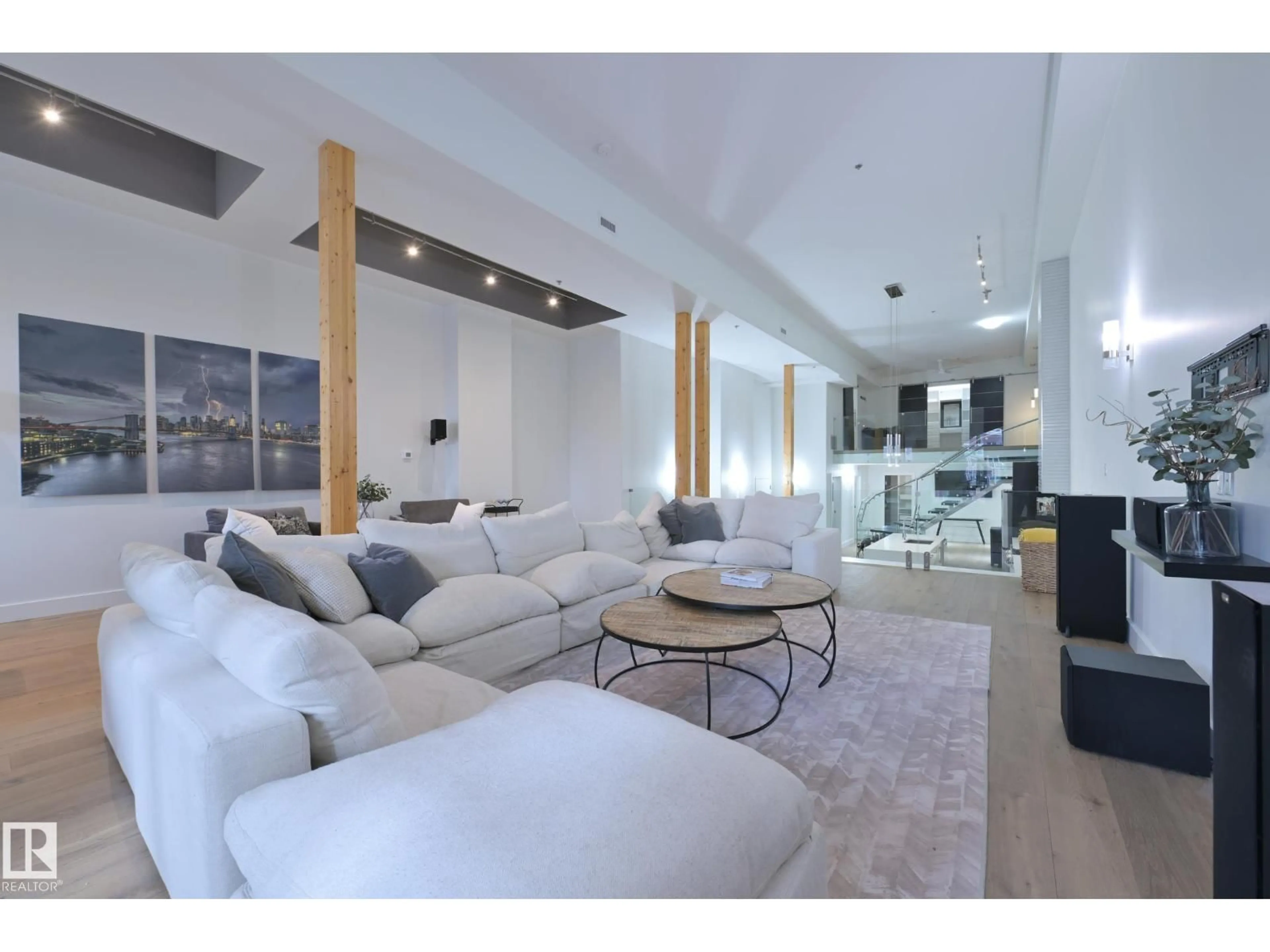 Living room with furniture, unknown for #403 - 10154 103 ST NW, Edmonton Alberta T5J0X7