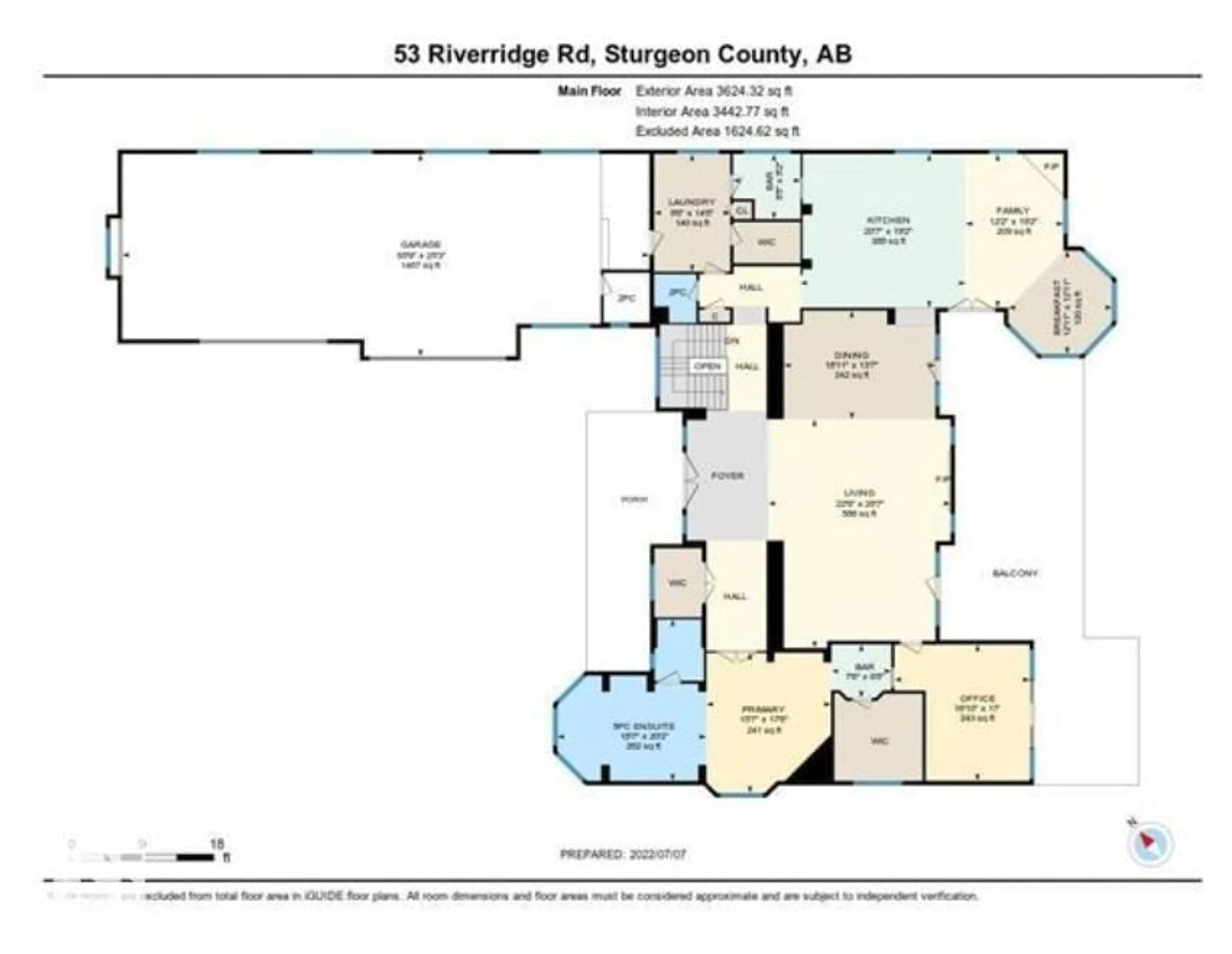 Floor plan for 53 RIVERRIDGE RD, Rural Sturgeon County Alberta T8T0B9