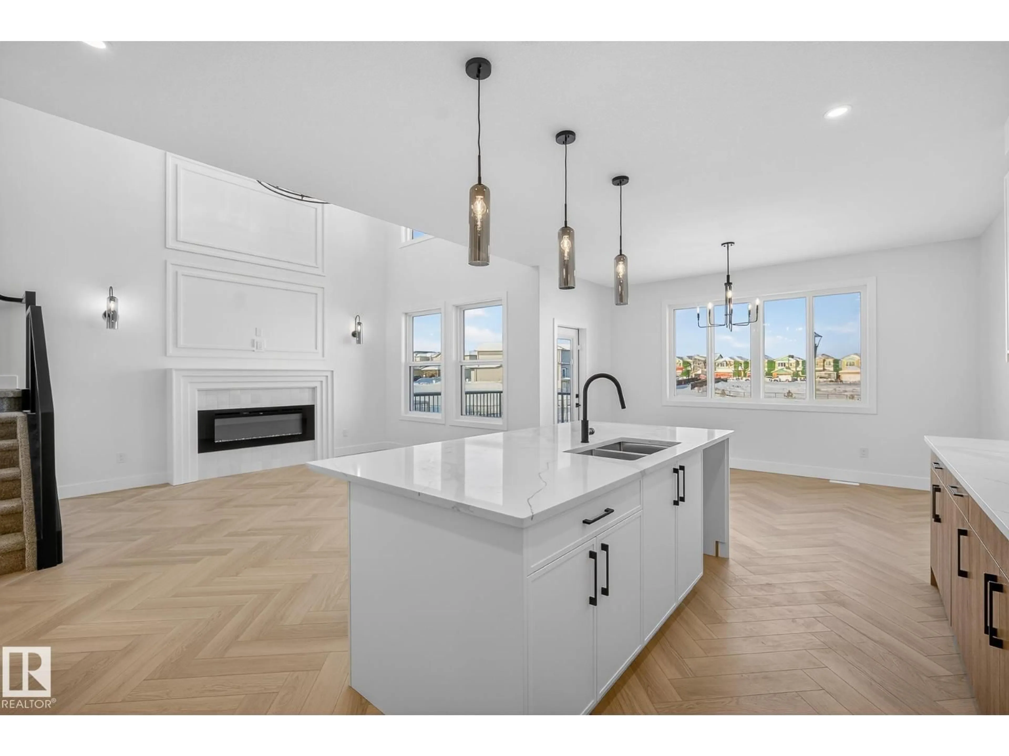 Open concept kitchen, unknown for 8612 181 AV, Edmonton Alberta T5Z0X1