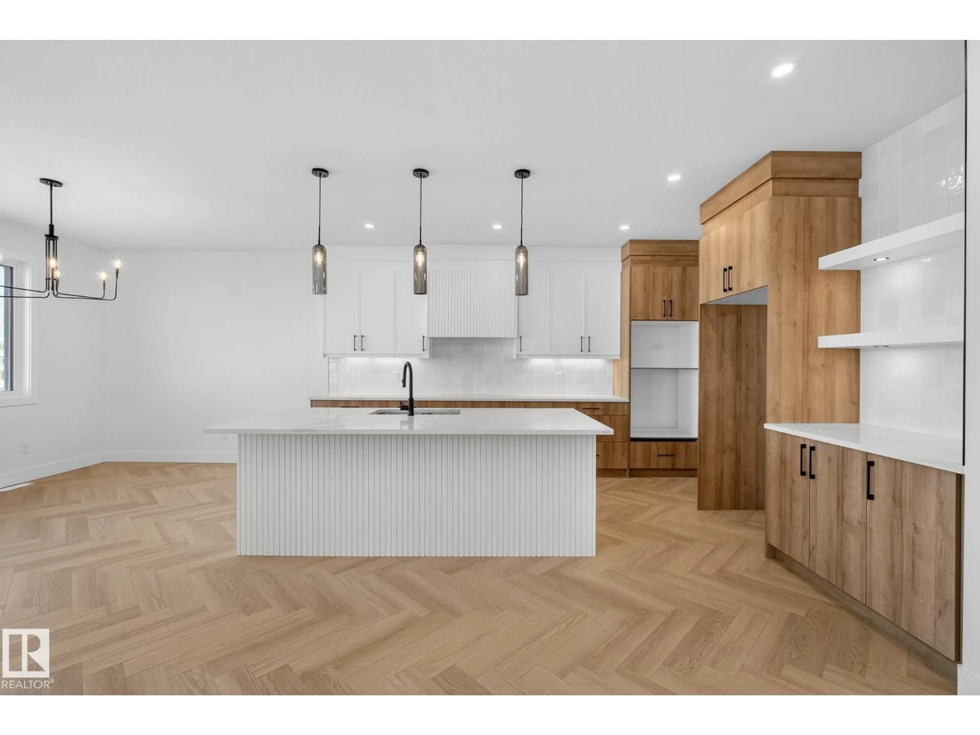 Open concept kitchen, unknown for 8612 181 AV, Edmonton Alberta T5Z0X1