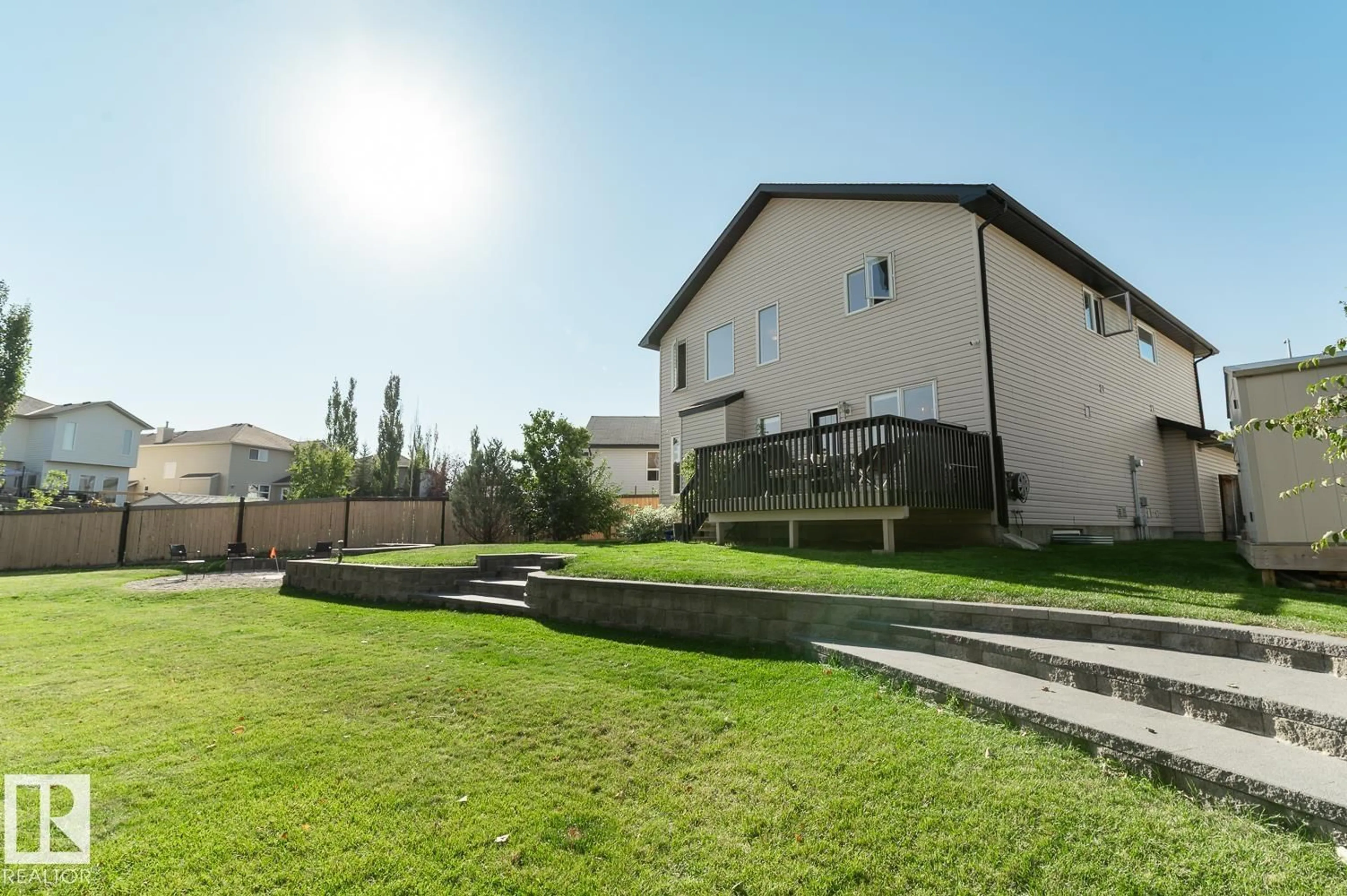 Patio, mountain view for 29 HANEY LD, Spruce Grove Alberta T7X0A2