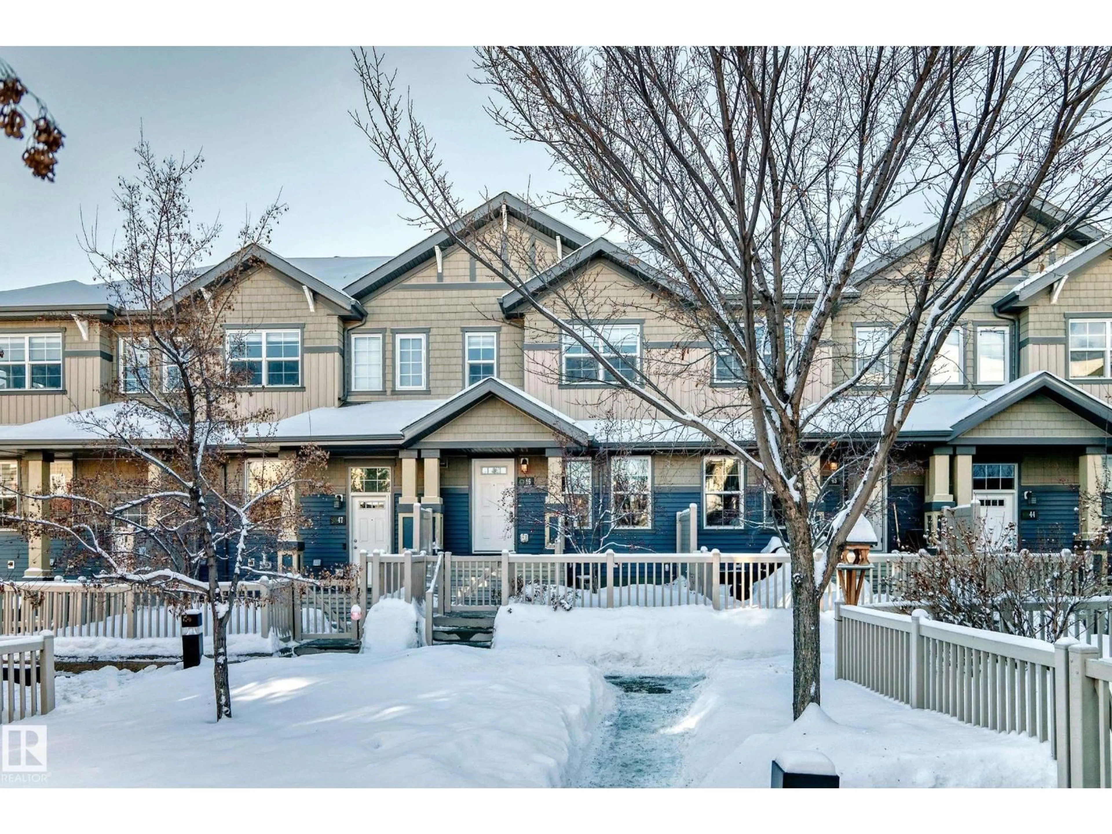 A pic from outside/outdoor area/front of a property/back of a property/a pic from drone, unknown for #46 - 4029 ORCHARDS DR, Edmonton Alberta T6X1V2