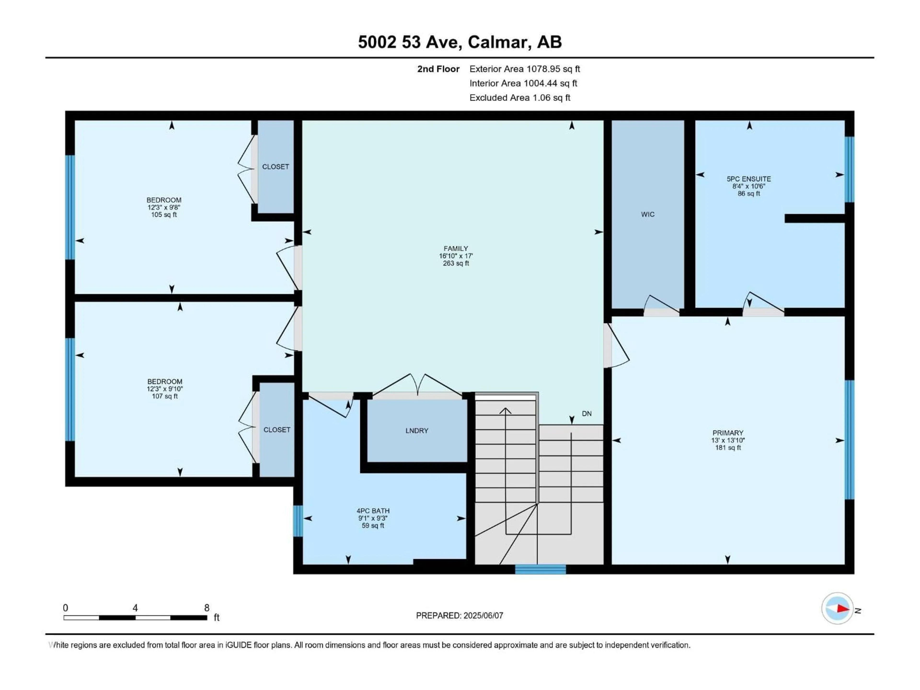 Floor plan for 5004 53 AVE, Calmar Alberta T0C0V0