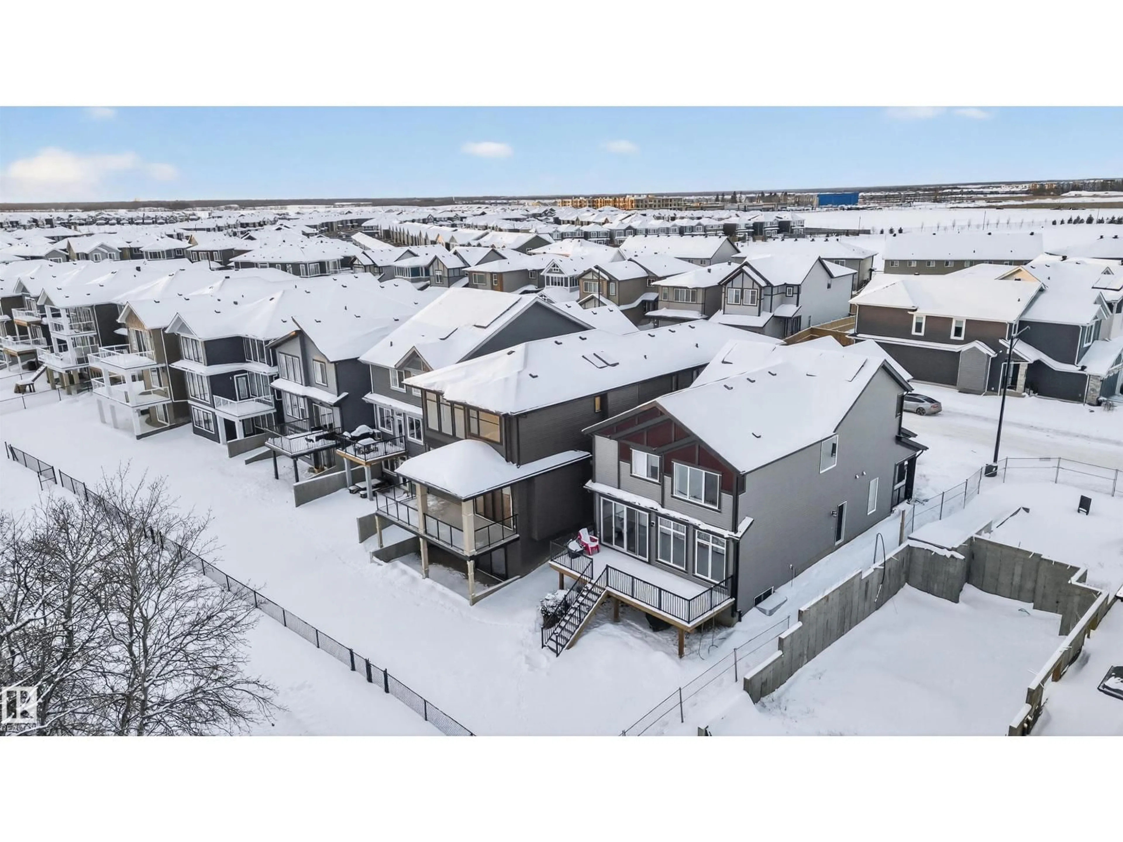 A pic from outside/outdoor area/front of a property/back of a property/a pic from drone, unknown for 3083 158 ST, Edmonton Alberta T6W5H5