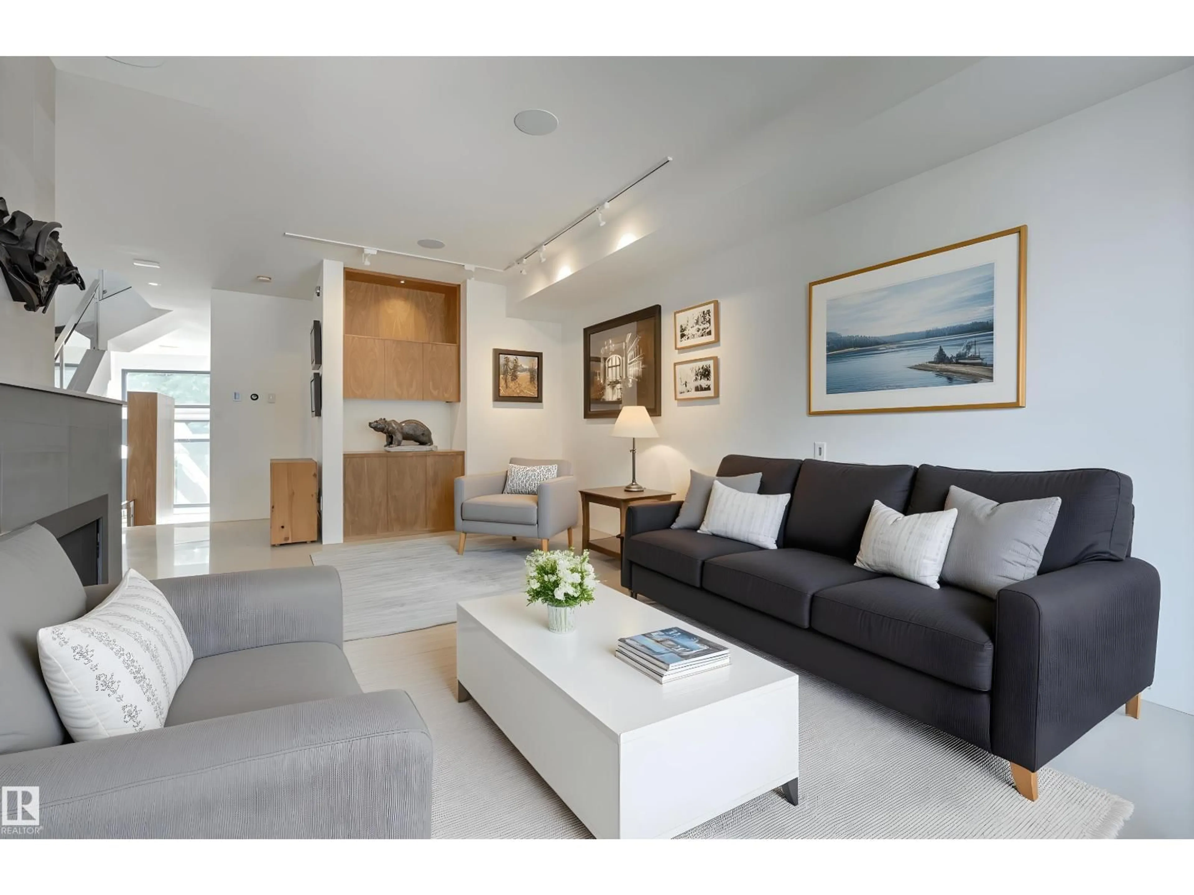 Living room with furniture, unknown for 50 SYLVANCROFT LN, Edmonton Alberta T5N0R1