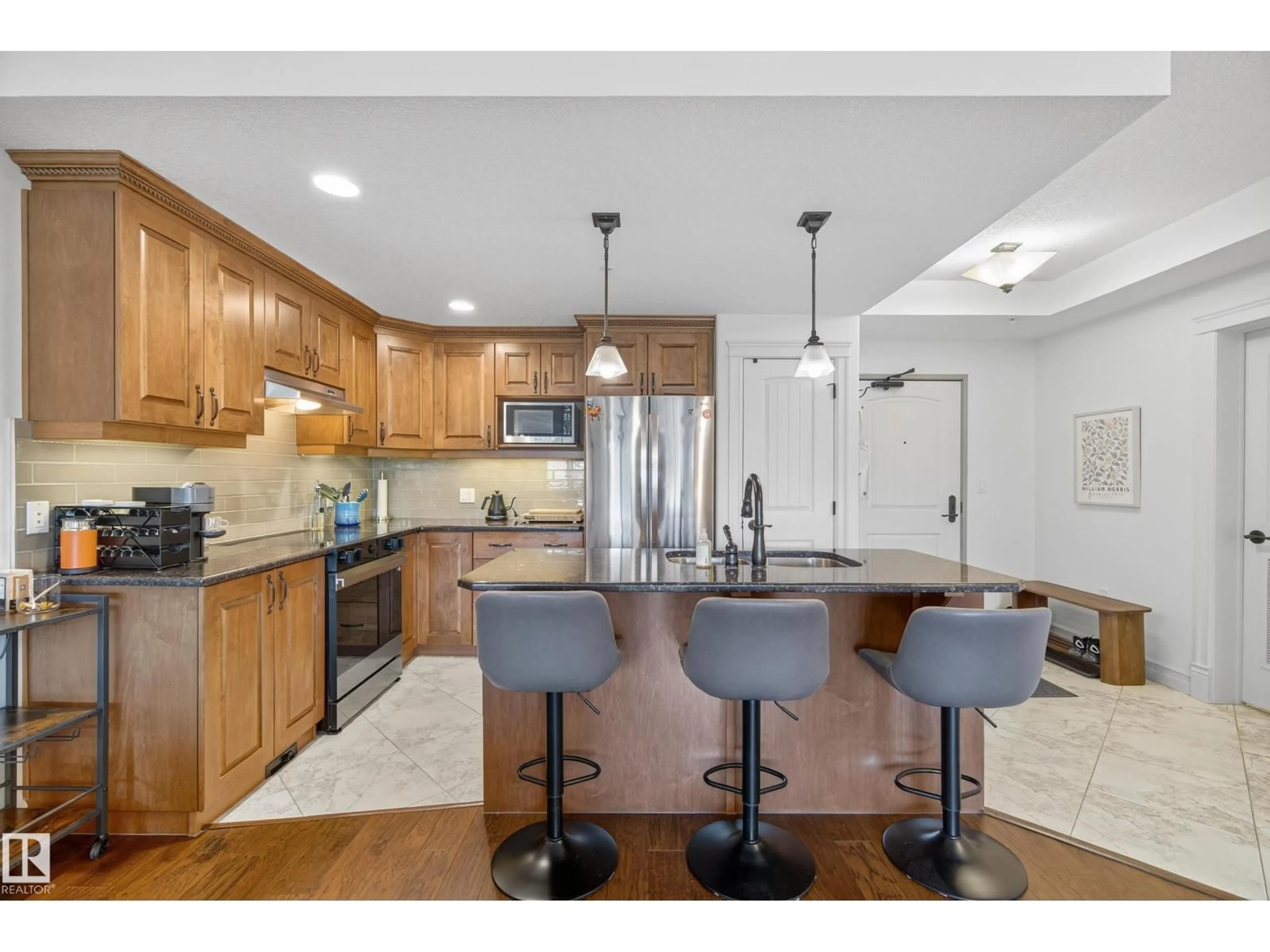 Open concept kitchen, unknown for #603 - 10142 111 ST, Edmonton Alberta T5K1K6