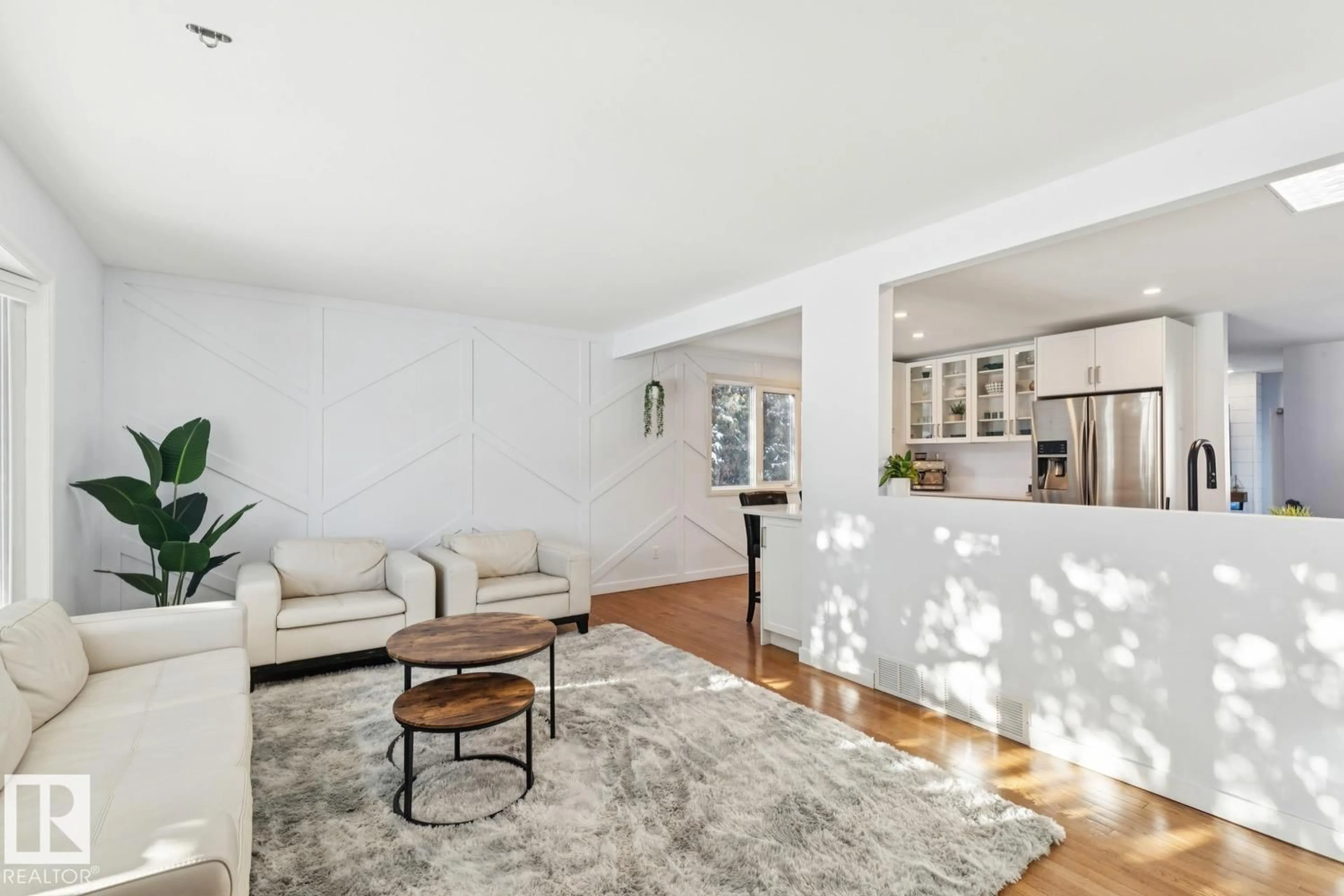 Living room with furniture, unknown for 6412 36 AV, Edmonton Alberta T6L1G2