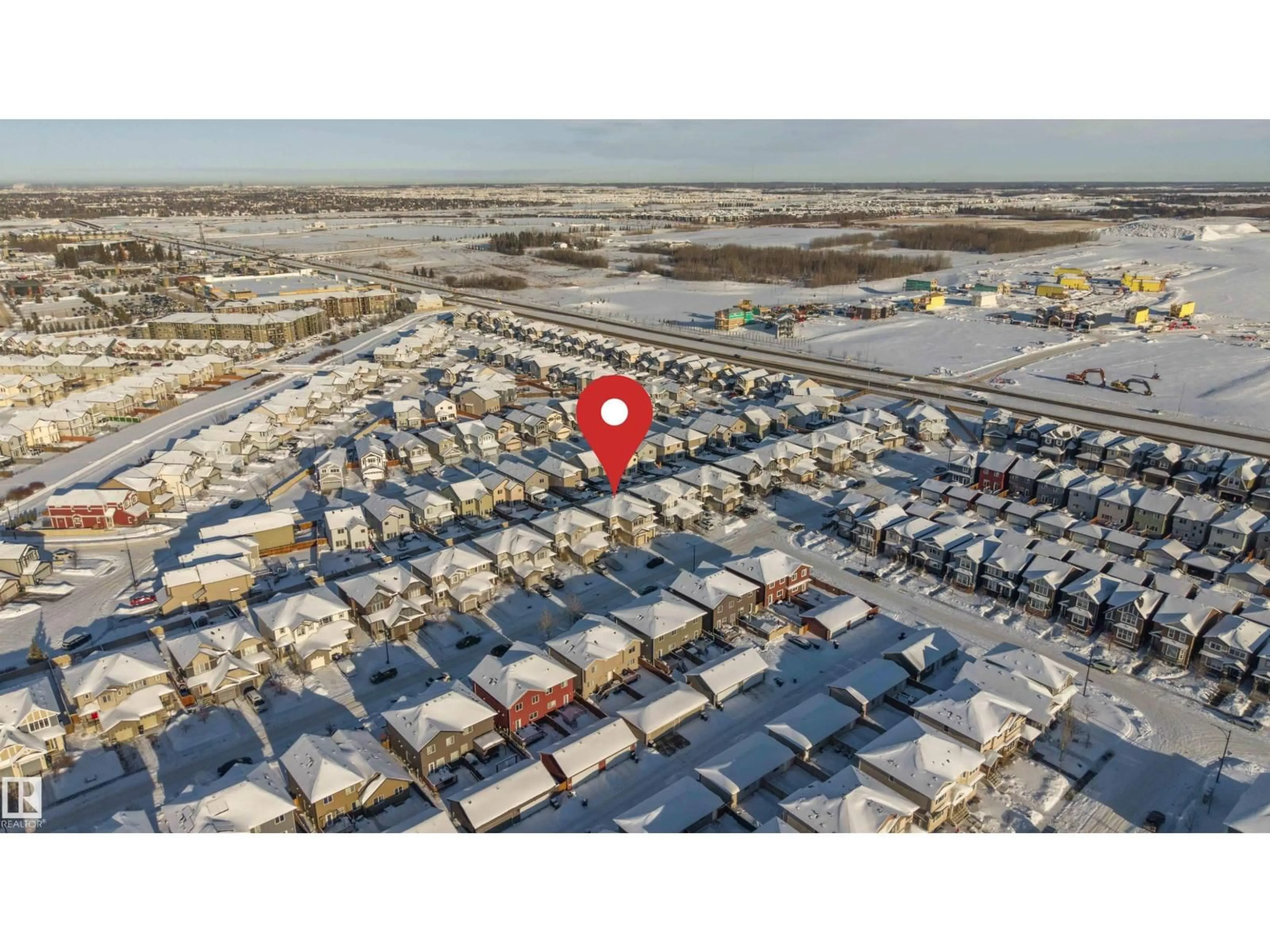 A pic from outside/outdoor area/front of a property/back of a property/a pic from drone, street for SW - 5206 20 AV, Edmonton Alberta T6X1V6