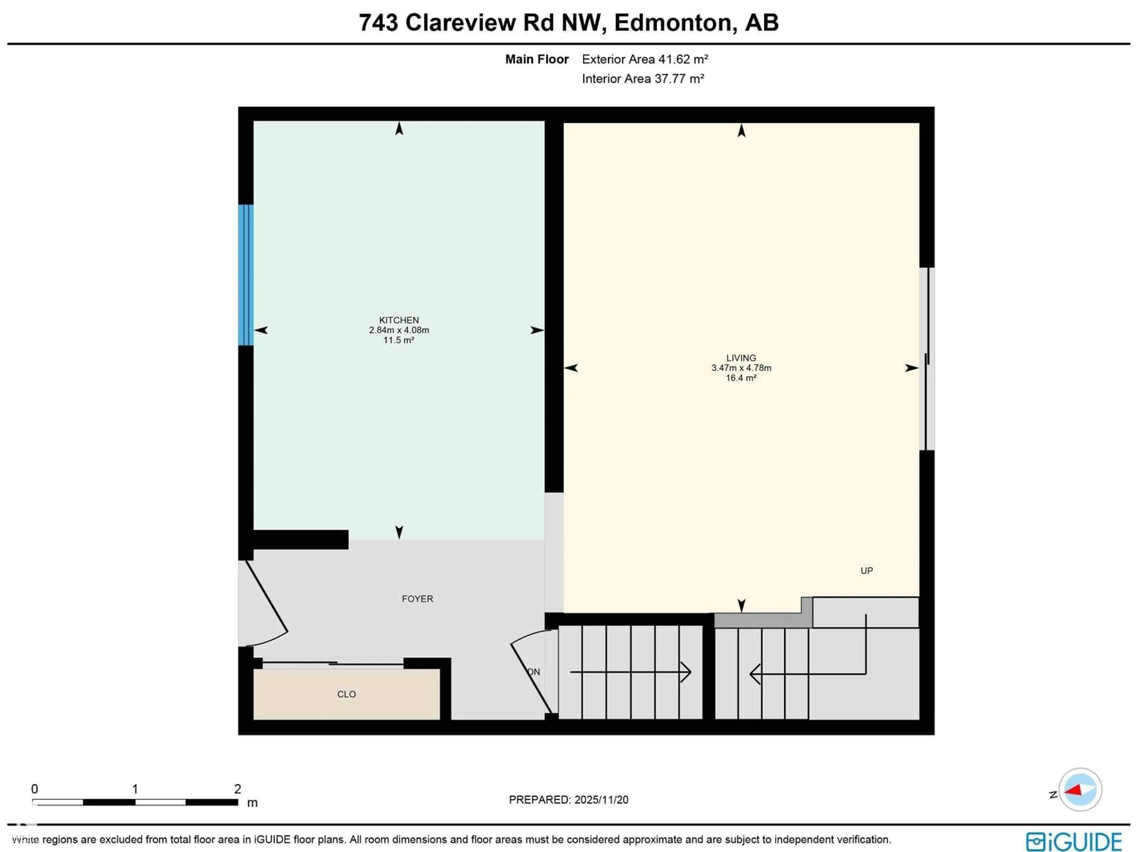 Floor plan for 743 CLAREVIEW RD, Edmonton Alberta T5A3S6
