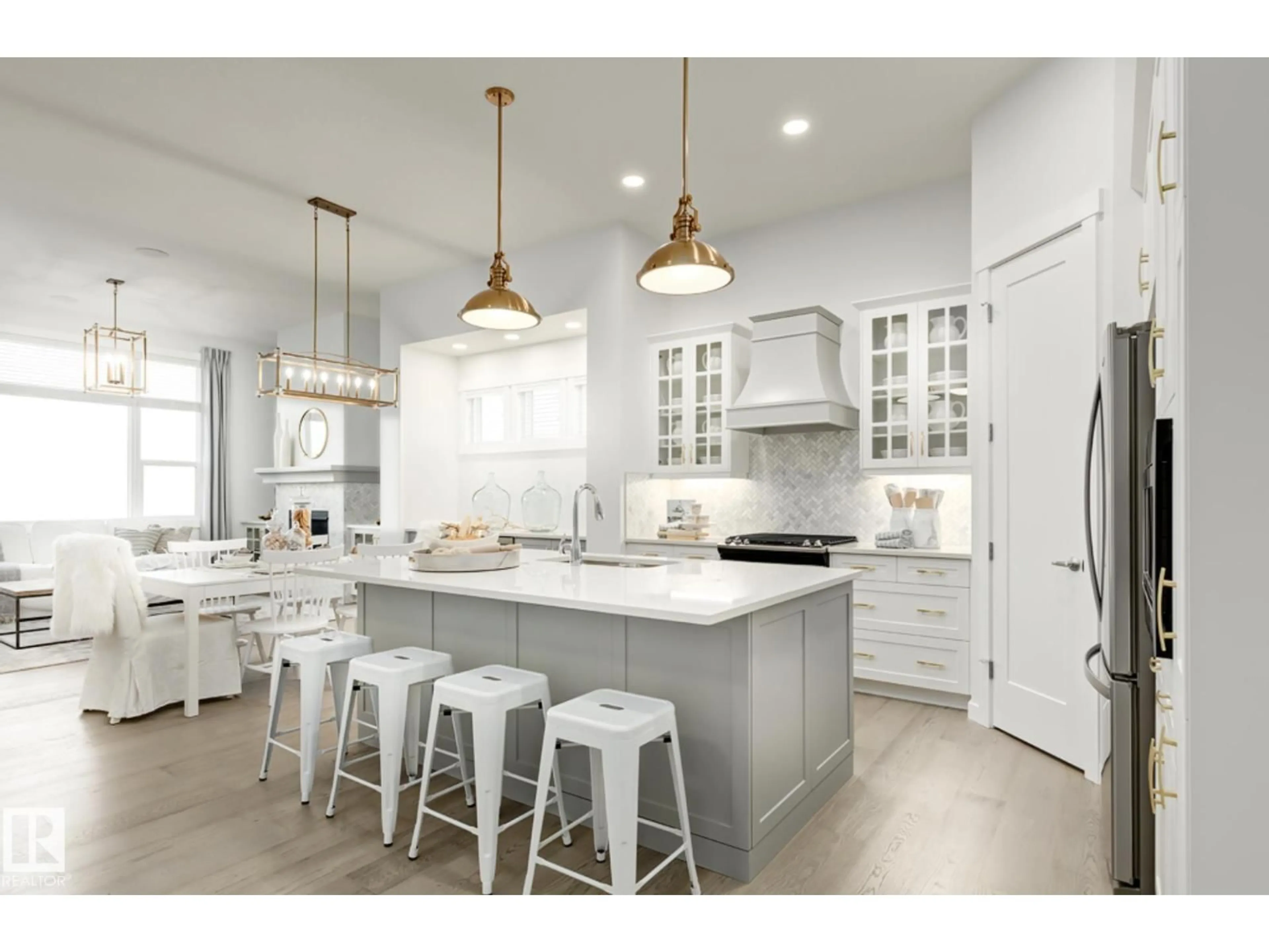 Open concept kitchen, unknown for 63 RHEA CR, St. Albert Alberta T8N8C8