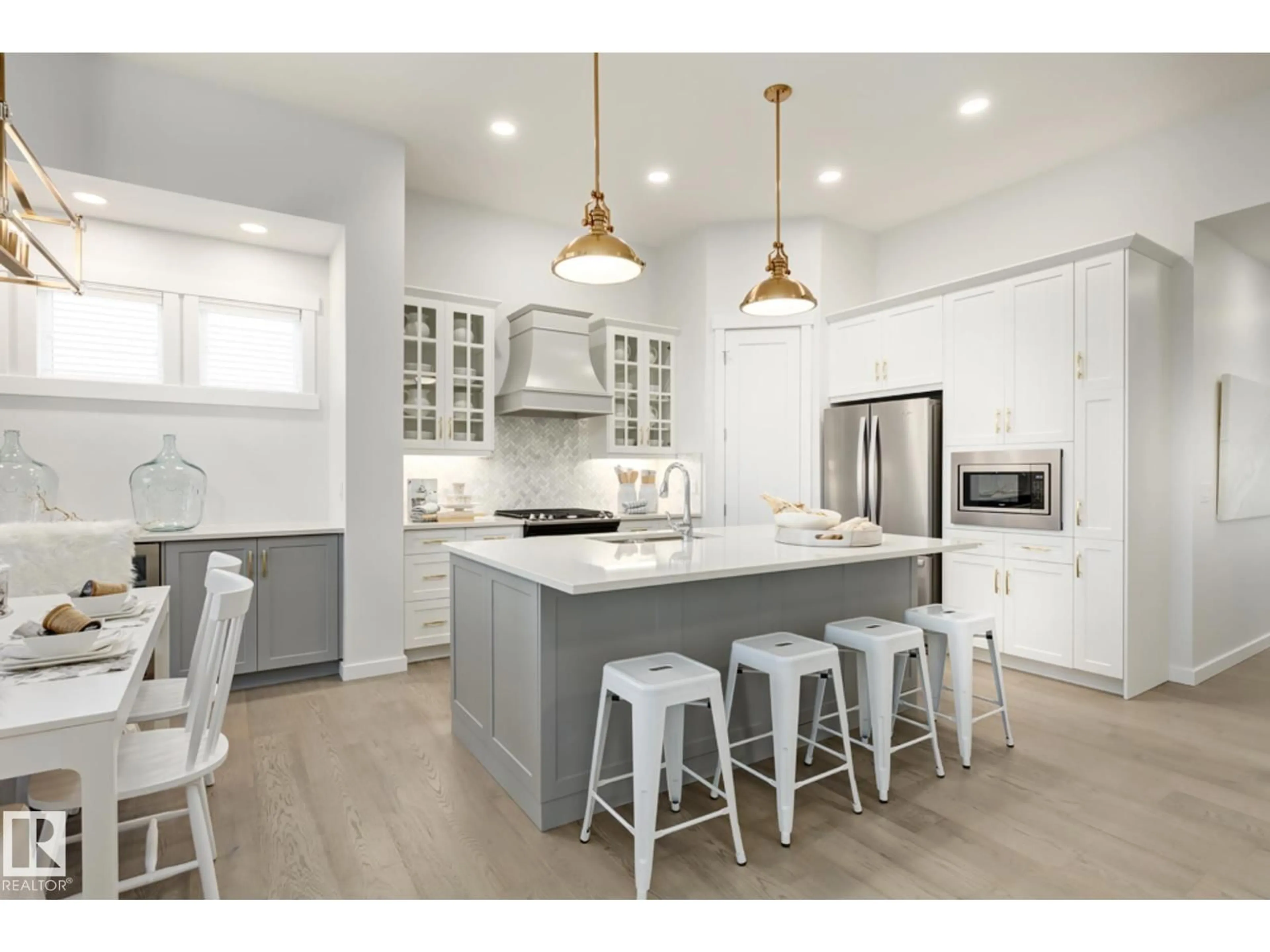 Open concept kitchen, unknown for 63 RHEA CR, St. Albert Alberta T8N8C8