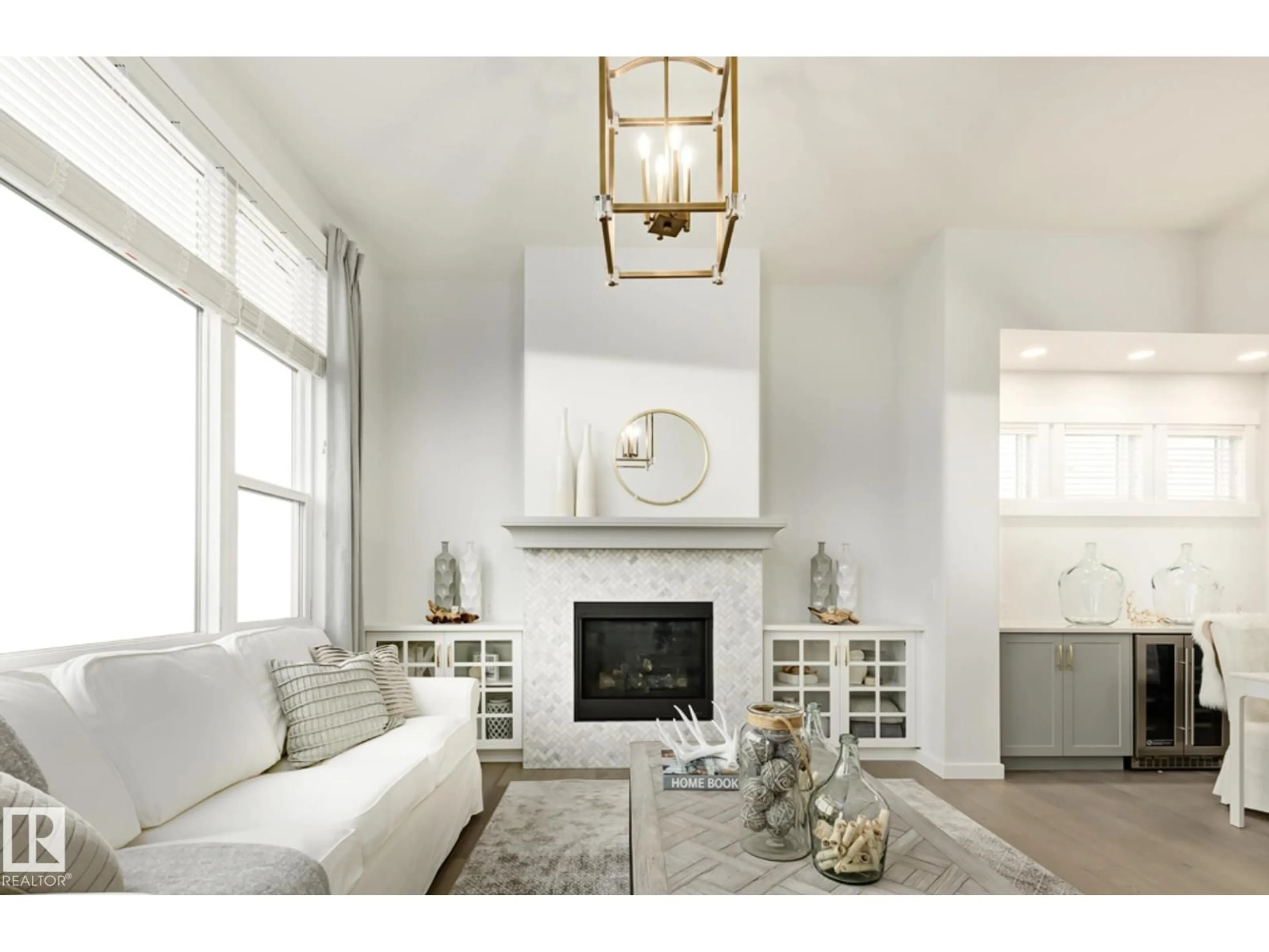 Living room with furniture, unknown for 63 RHEA CR, St. Albert Alberta T8N8C8