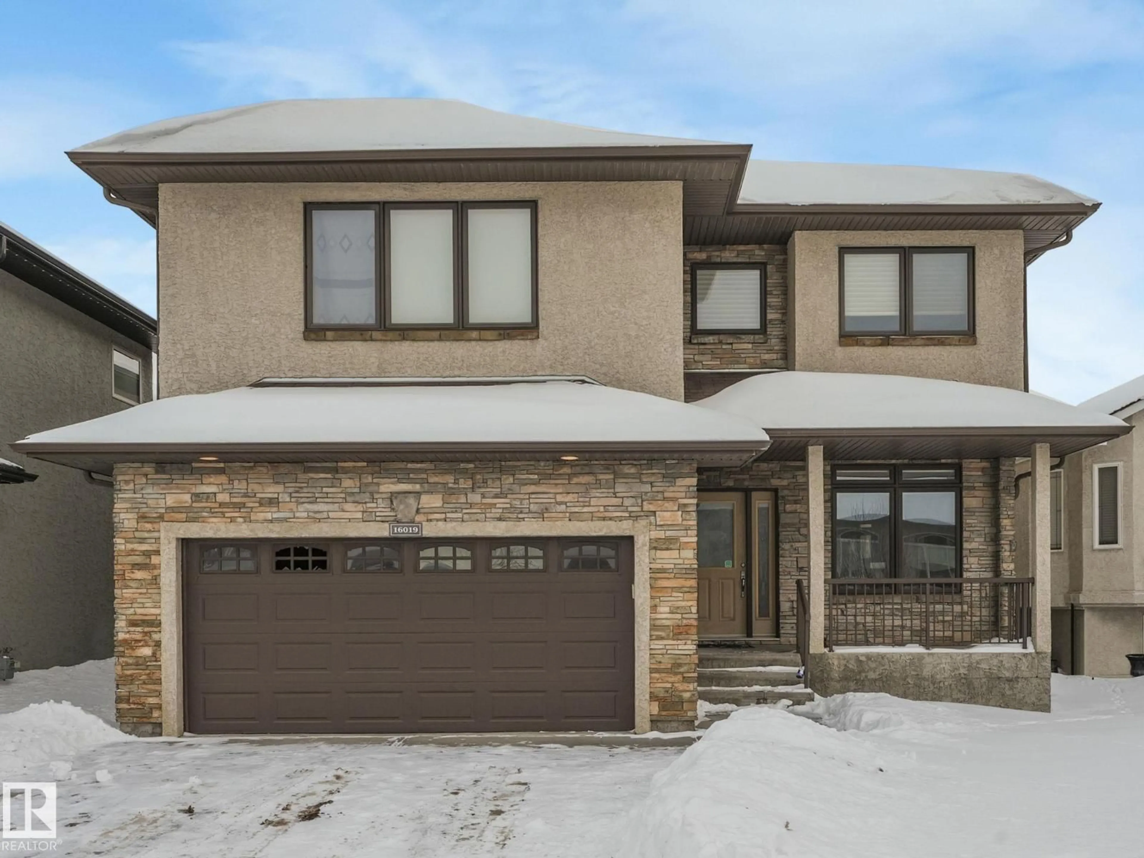 Home with brick exterior material, street for NW - 16019 134 ST, Edmonton Alberta T6V0B9