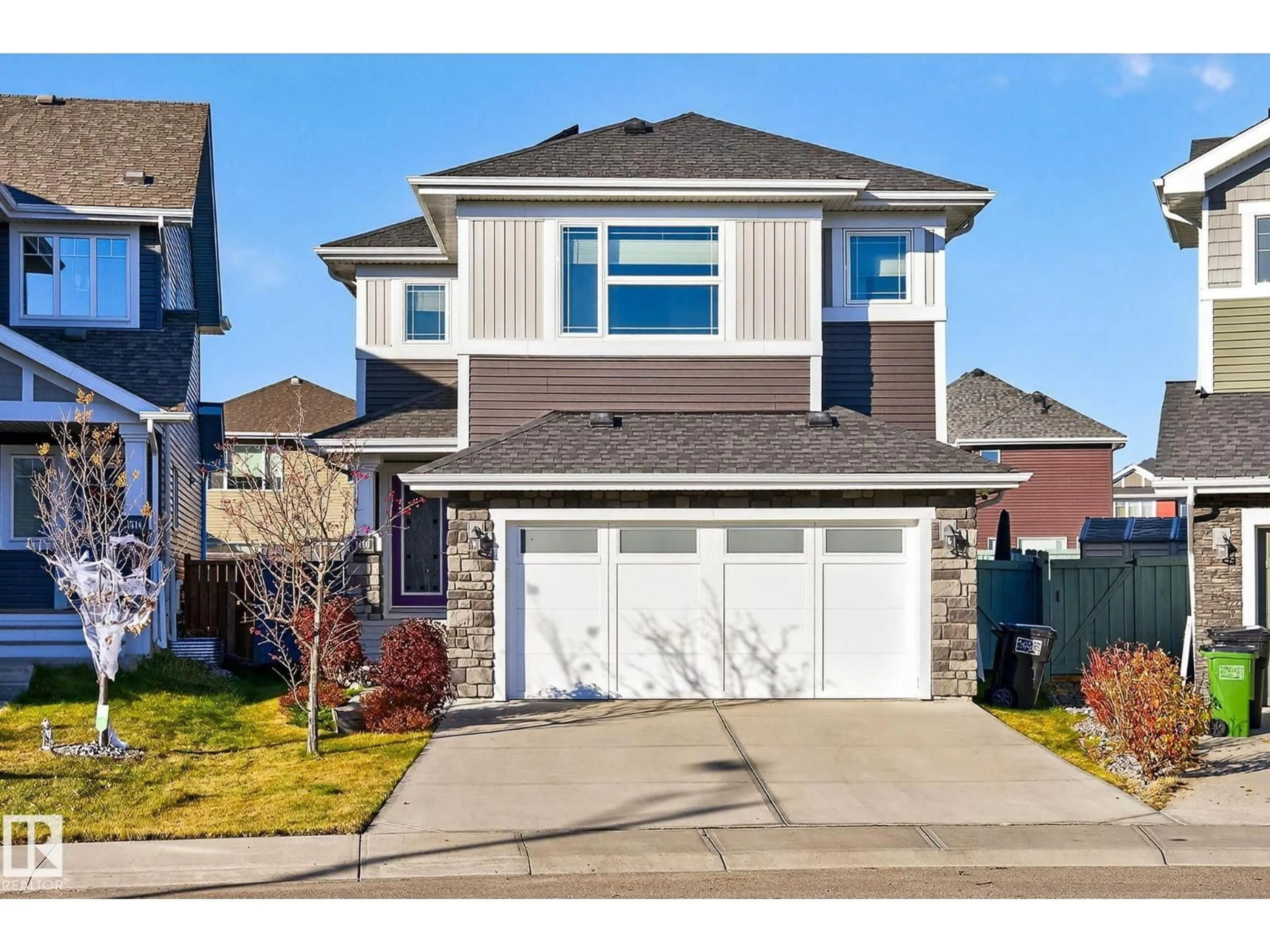 Home with vinyl exterior material, street for SW - 1610 164A ST, Edmonton Alberta T6W2T3