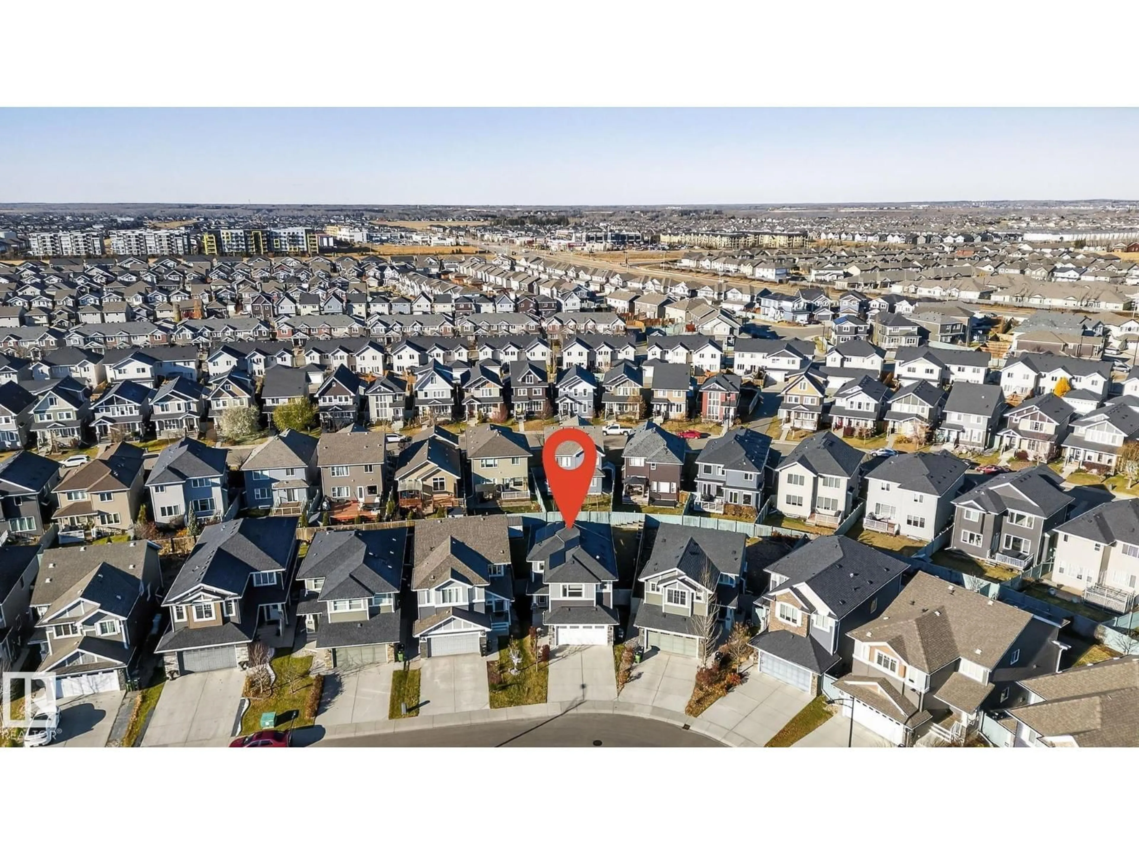 A pic from outside/outdoor area/front of a property/back of a property/a pic from drone, city buildings view from balcony for SW - 1610 164A ST, Edmonton Alberta T6W2T3