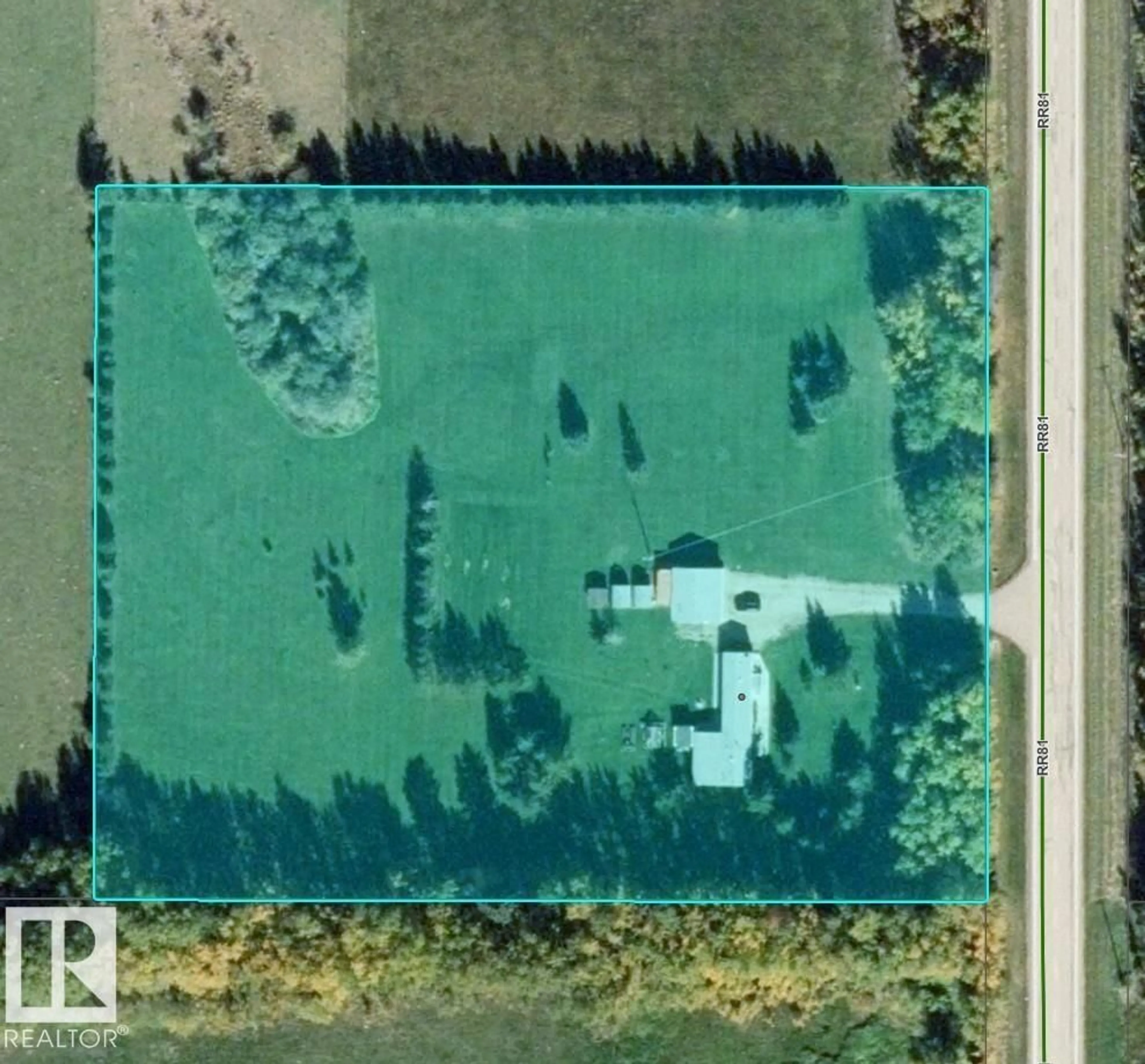 A pic from outside/outdoor area/front of a property/back of a property/a pic from drone, building for 49518 RANGE ROAD 81, Rural Brazeau County Alberta T7A1T1