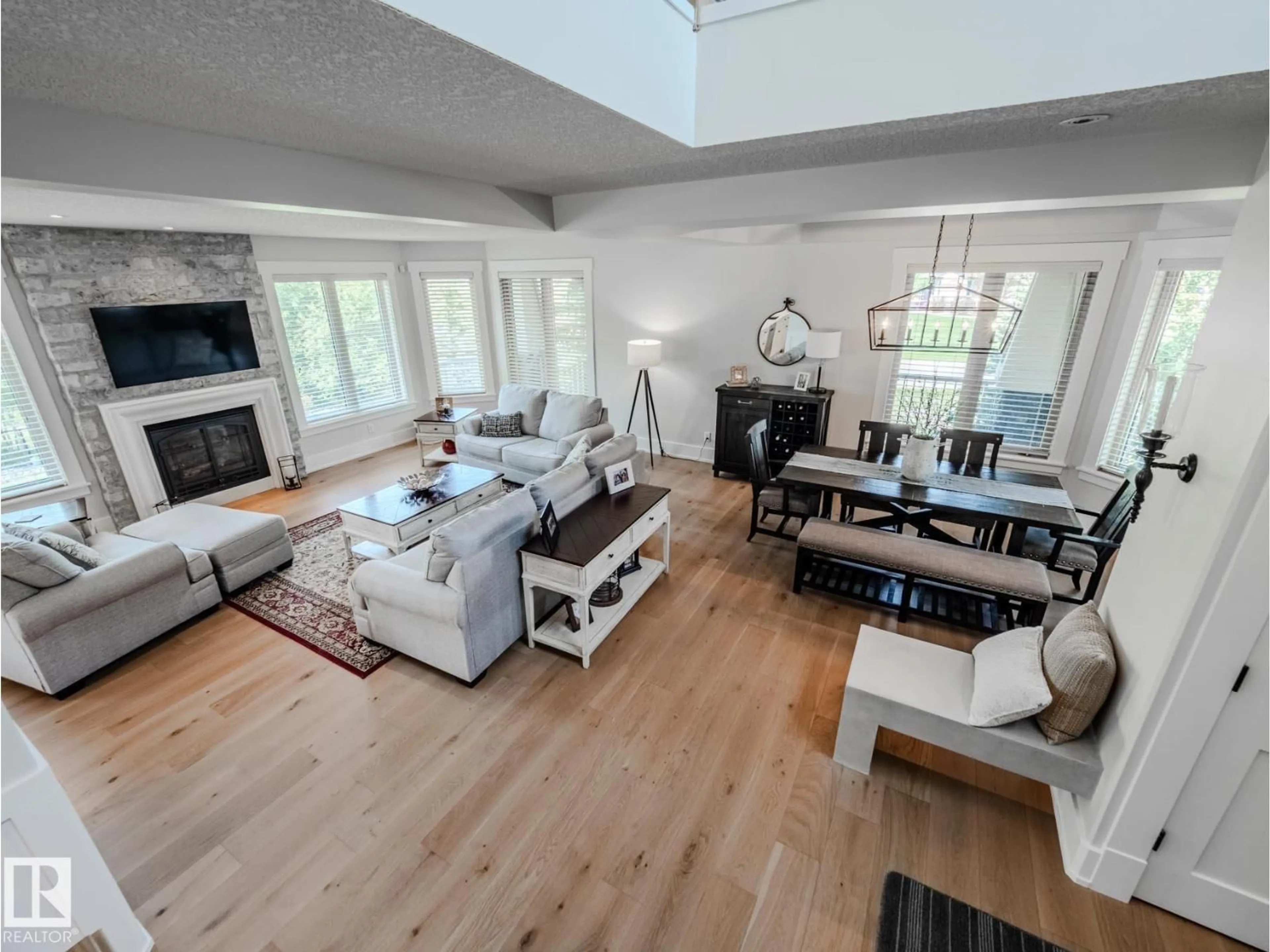 Living room with furniture, unknown for 23033 - 27 WYE RD, Rural Strathcona County Alberta T8B1H9