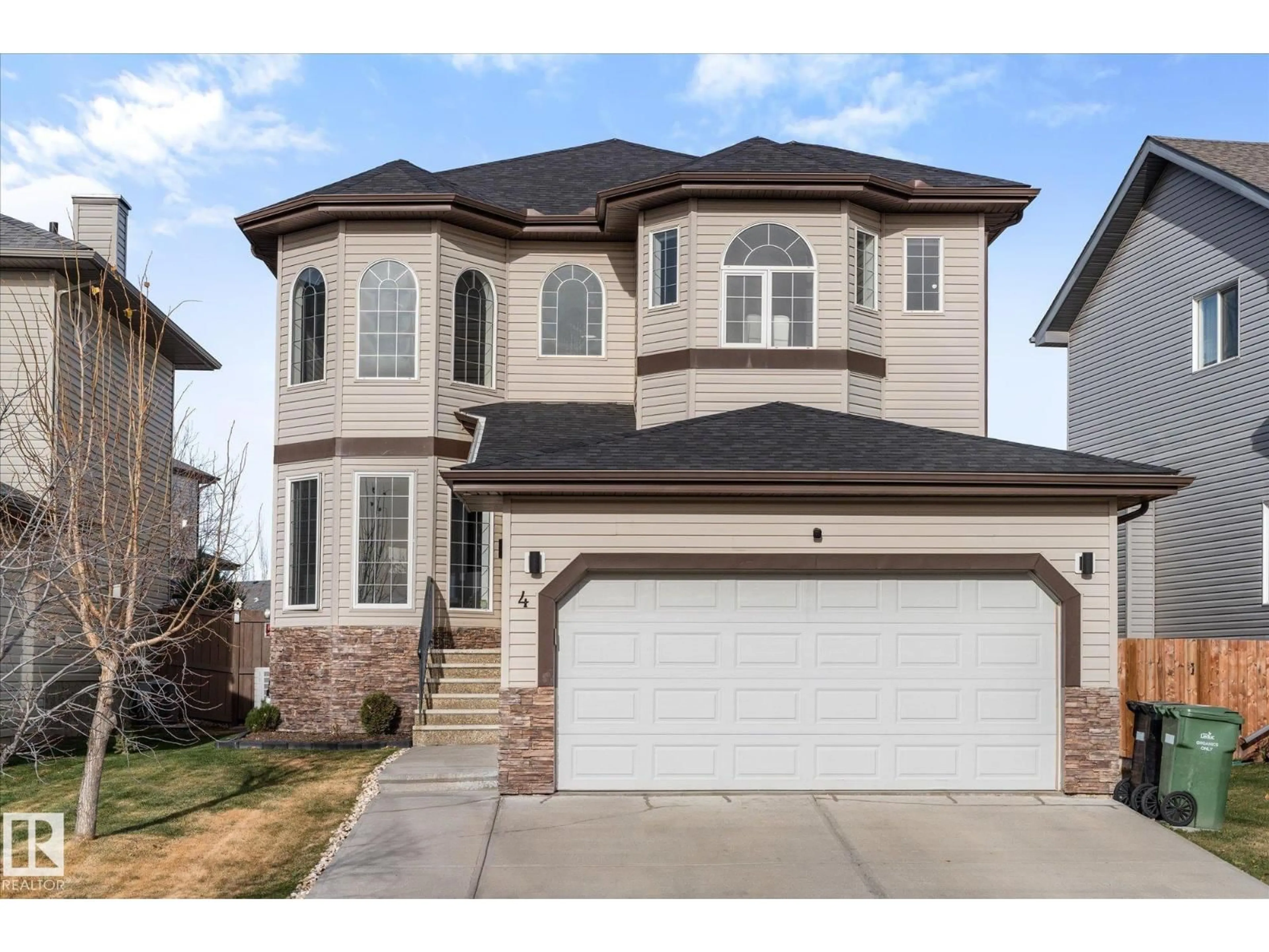 Home with brick exterior material, street for 4 MCLEAN BN, Leduc Alberta T9E0P2