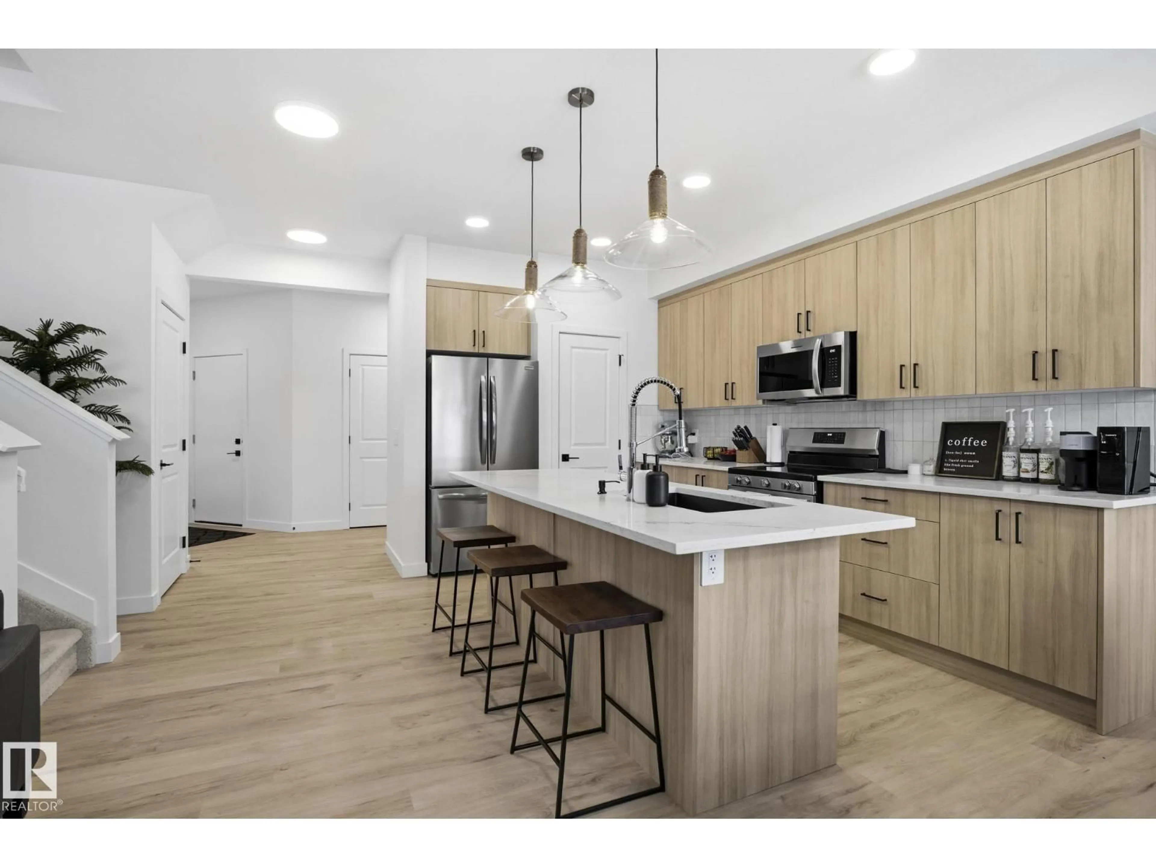 Open concept kitchen, unknown for NW - 1350 SISKIN WD, Edmonton Alberta T5S0R3