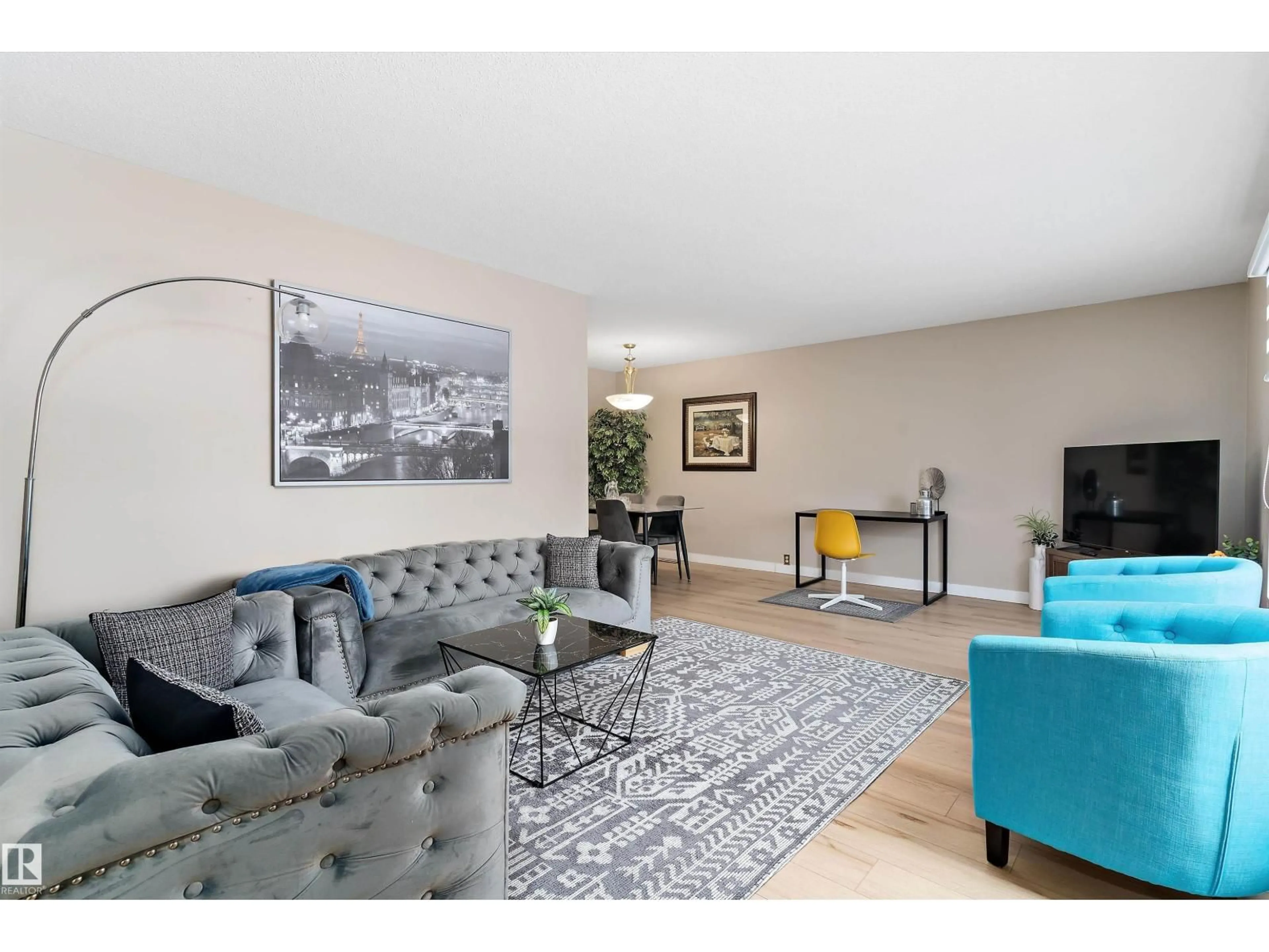 Living room with furniture, unknown for 17107 86 AV NW, Edmonton Alberta T5T0L3