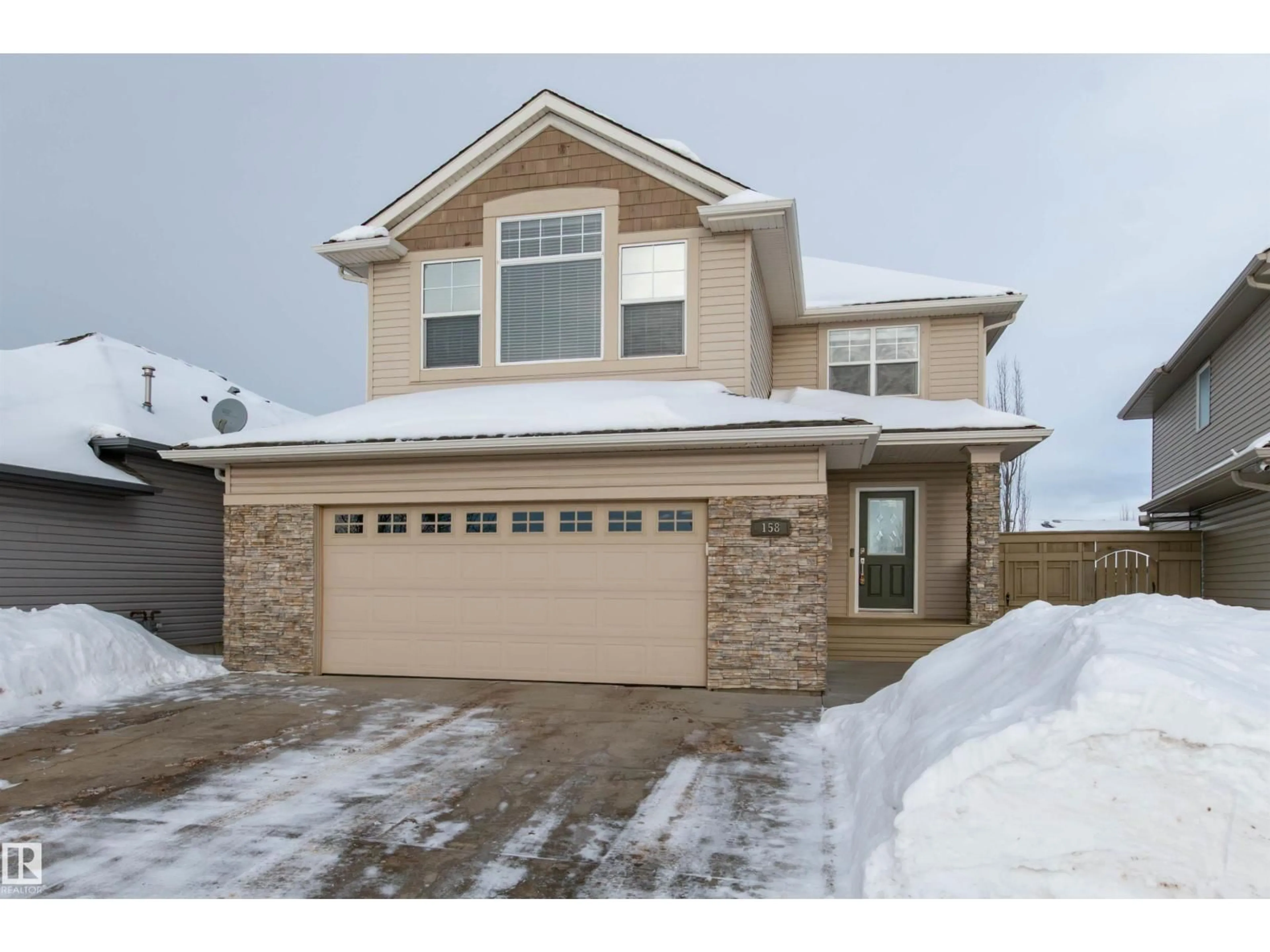 Home with brick exterior material, street for 158 RIDGELAND CR, Sherwood Park Alberta T8A2P2