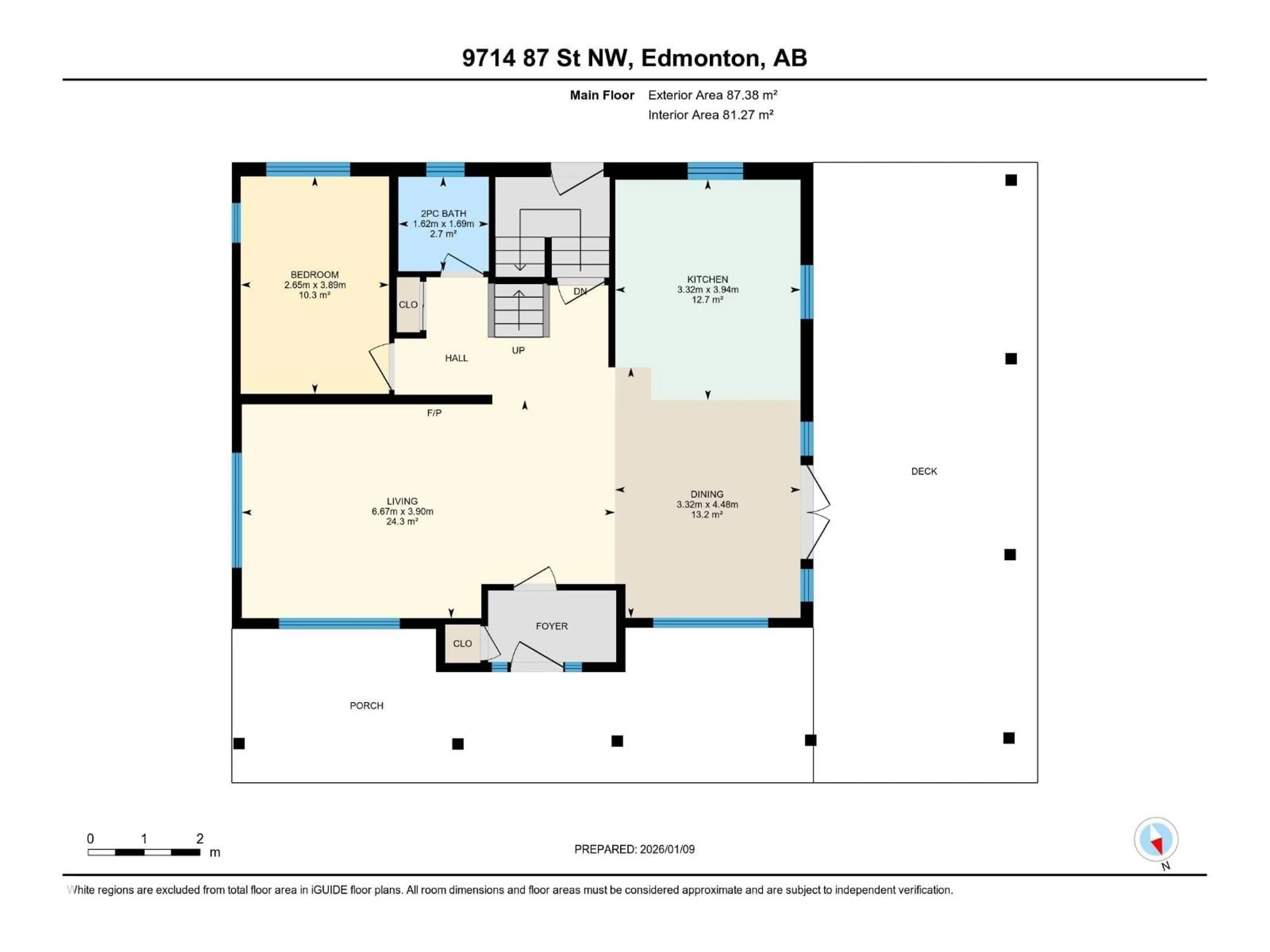 Floor plan for NW - 9714 87 ST, Edmonton Alberta T6C3J3
