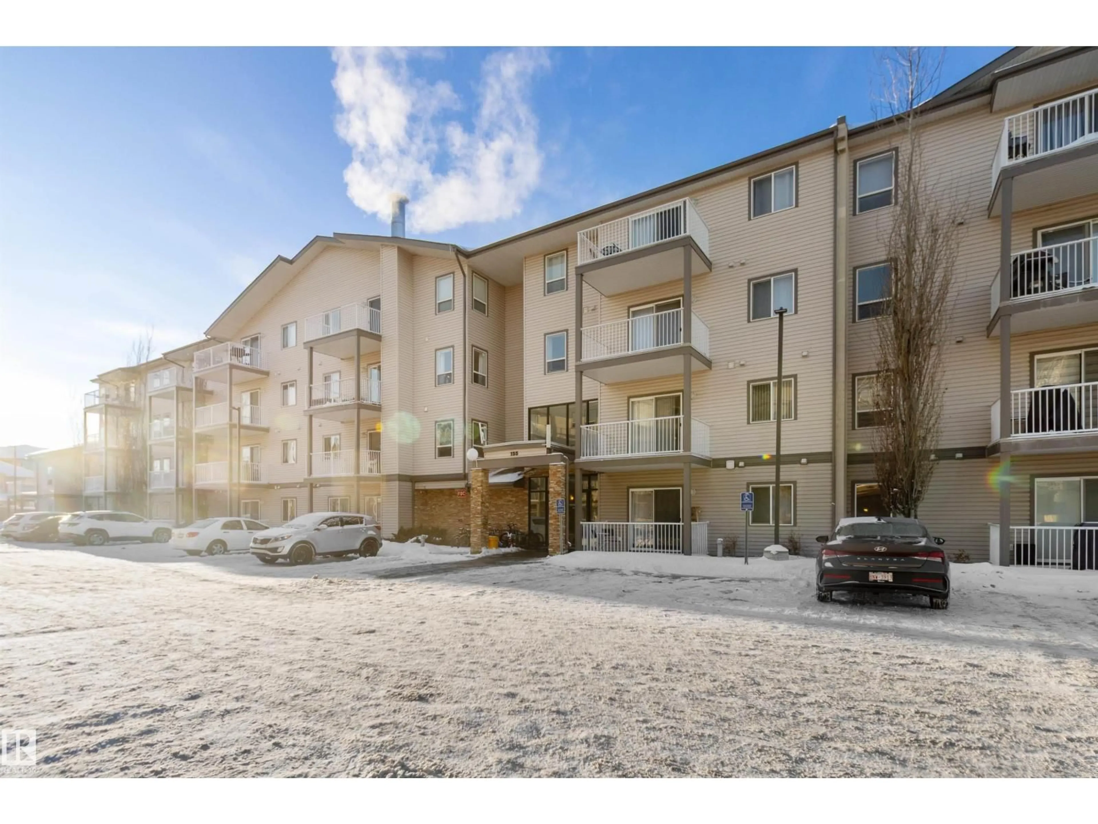 Patio, street for 312 - 155 EDWARDS DR, Edmonton Alberta T6X1N6