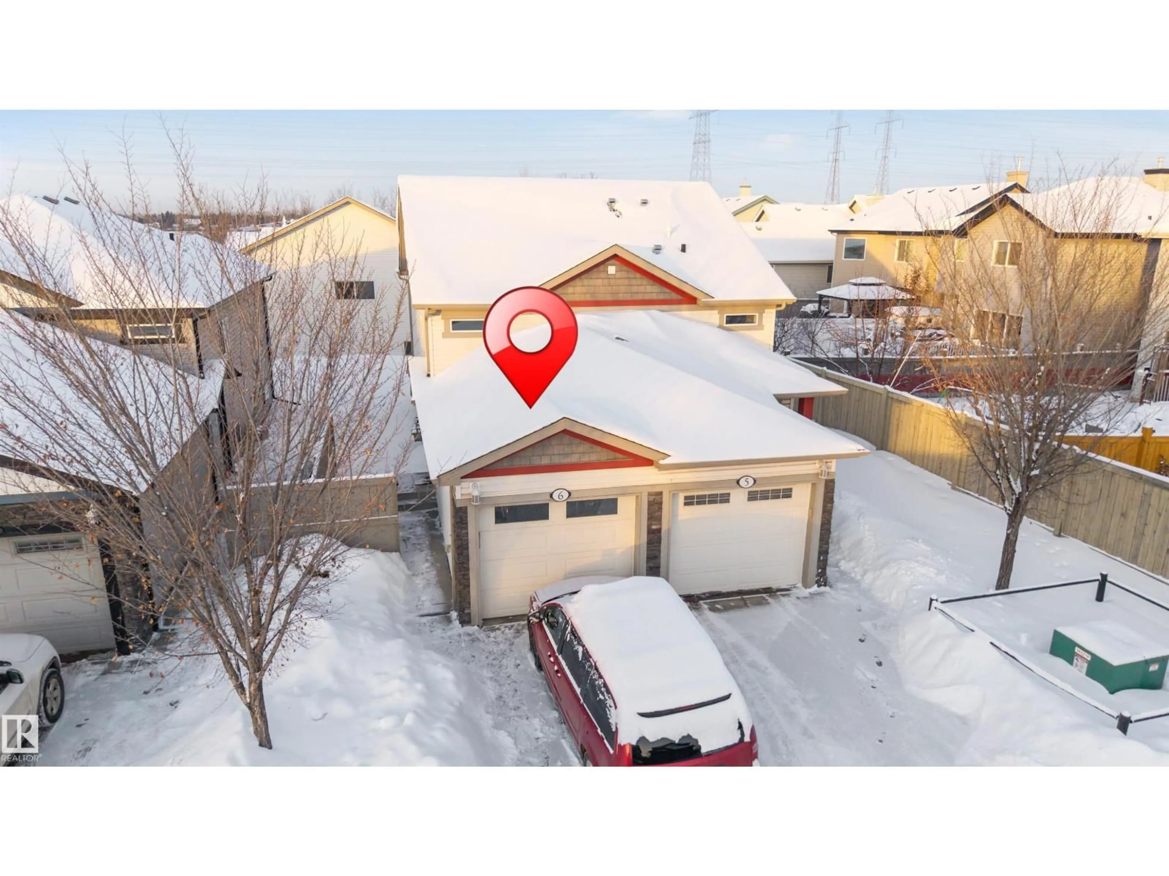 A pic from outside/outdoor area/front of a property/back of a property/a pic from drone, street for 6 - 6520 2 AV SW, Edmonton Alberta T6X1S4