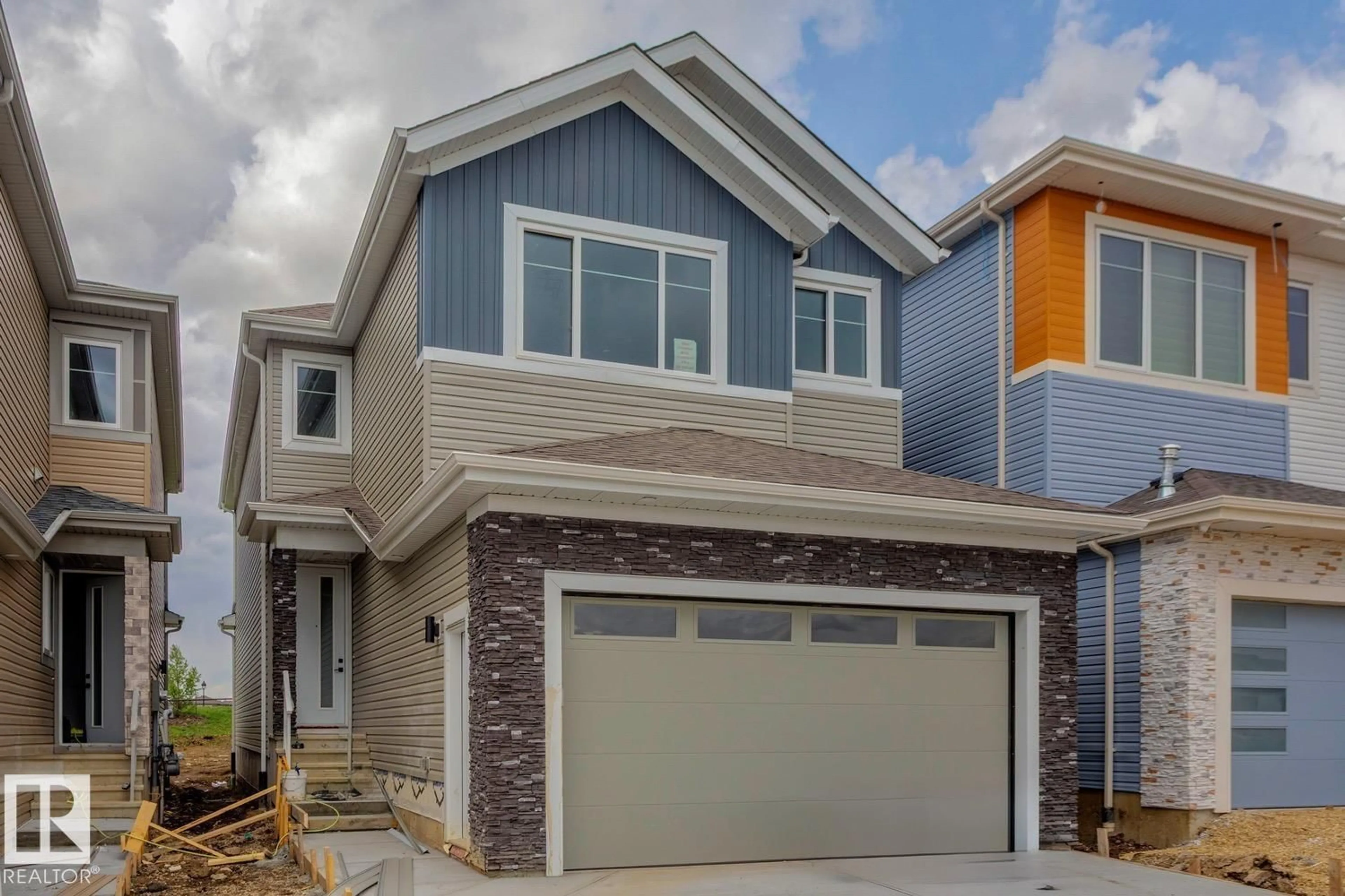 Home with vinyl exterior material, street for 3612 TRIOMPHE BV, Beaumont Alberta T4X3A7