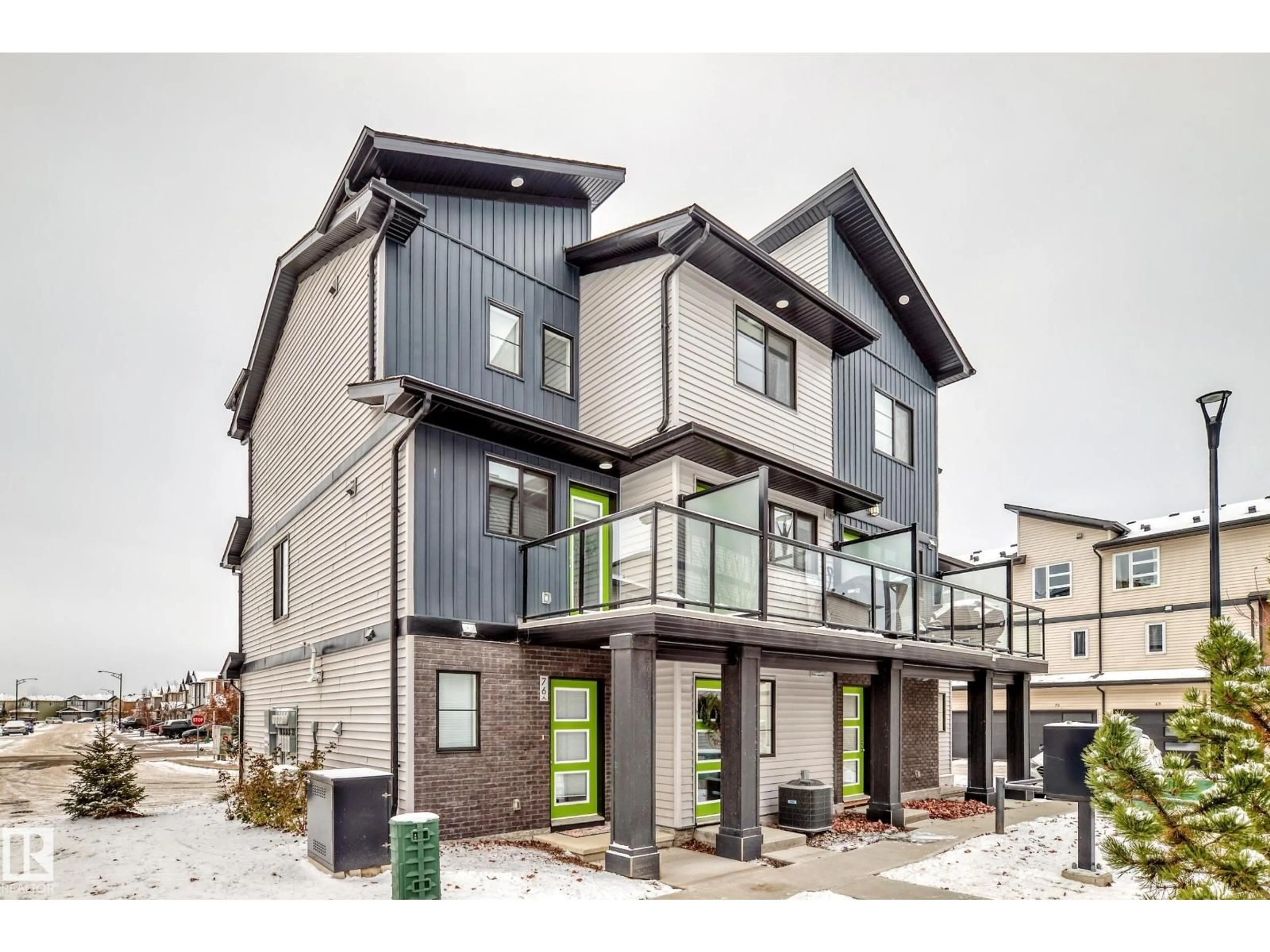 Home with brick exterior material, street for 75 - 1203 163 ST, Edmonton Alberta T6W3X1