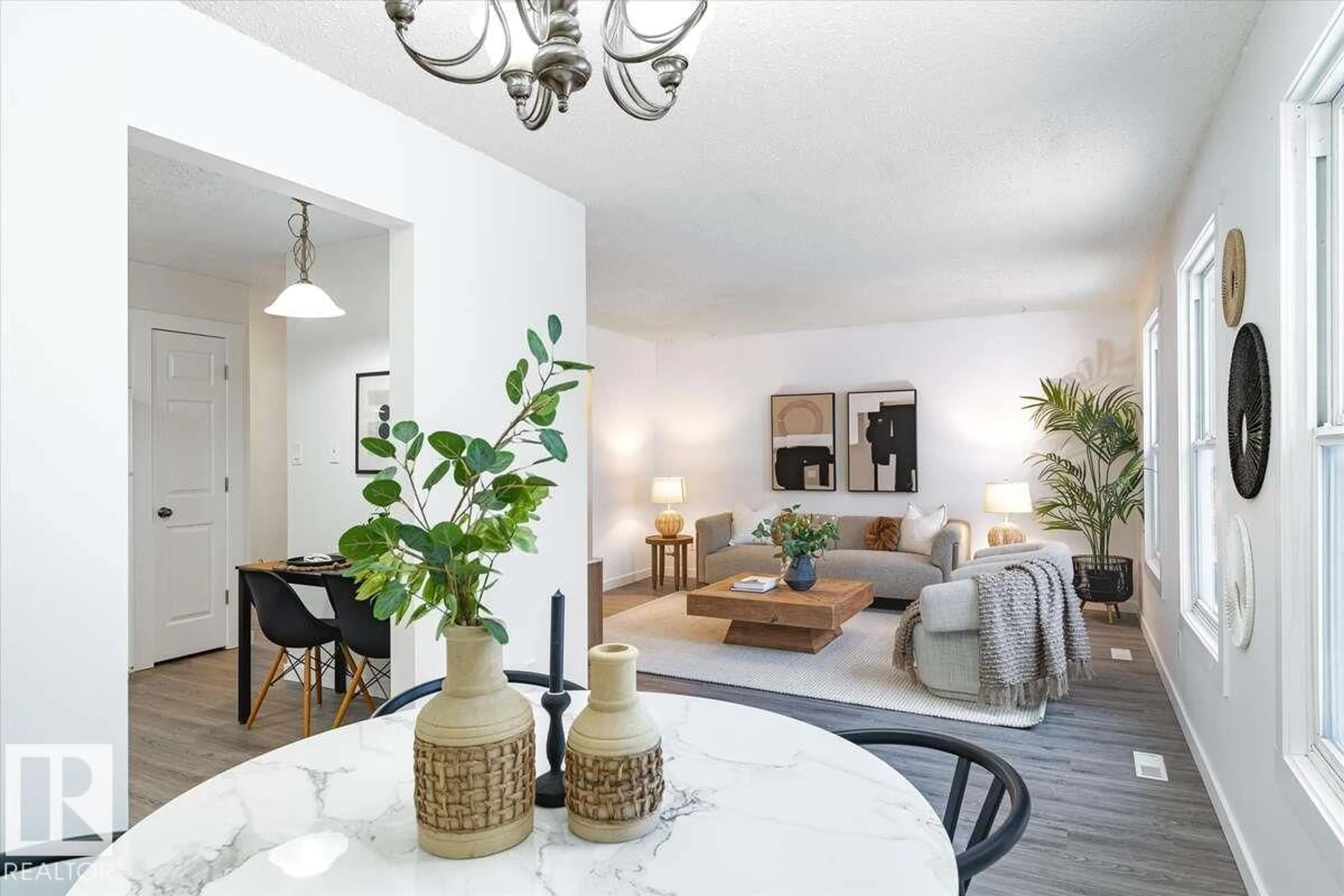 Living room with furniture, unknown for 5515 54 ST, Leduc Alberta T9E5P4