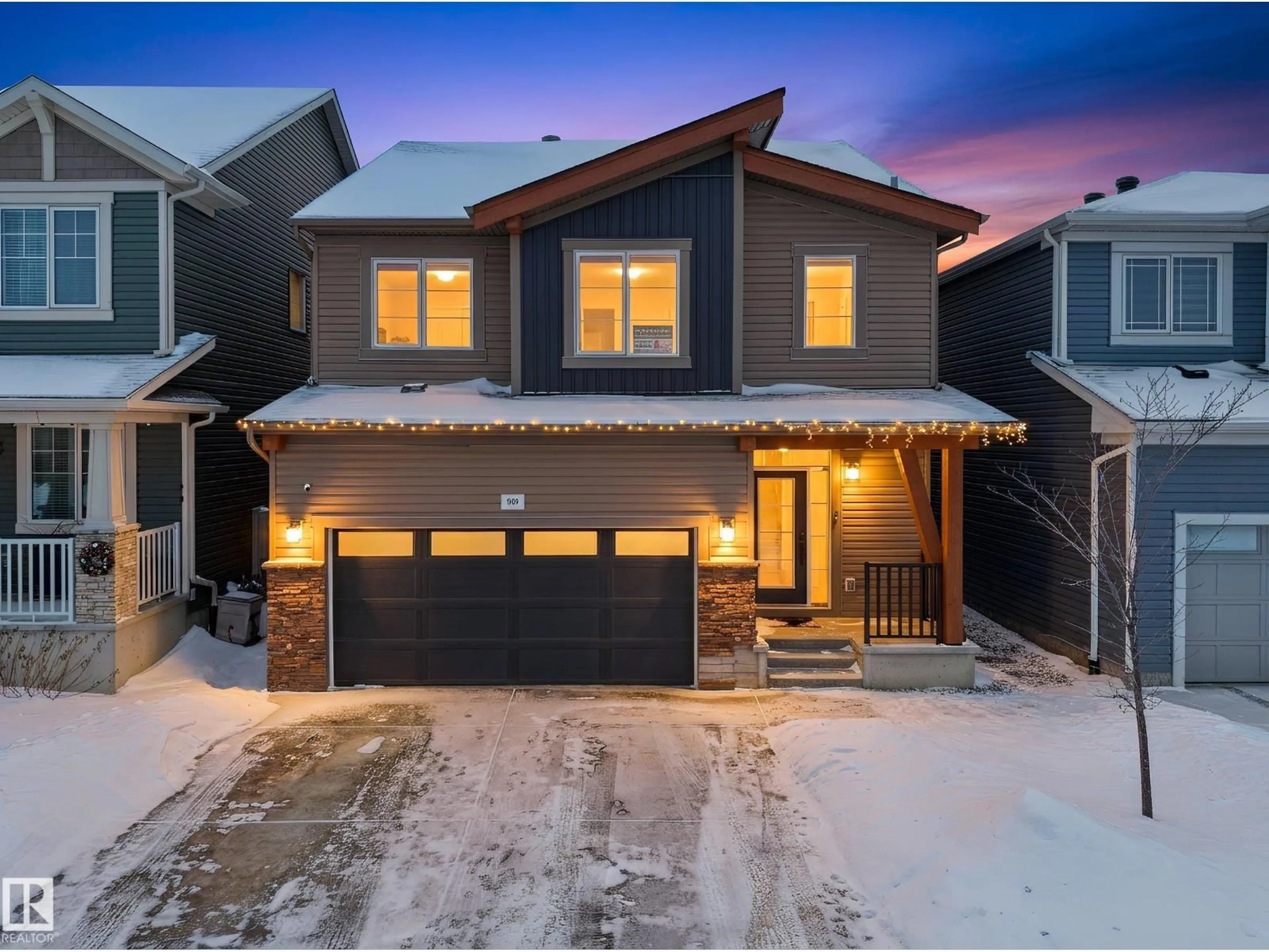 Home with brick exterior material, street for 949 STILLWATER BV, Edmonton Alberta T6M1M7