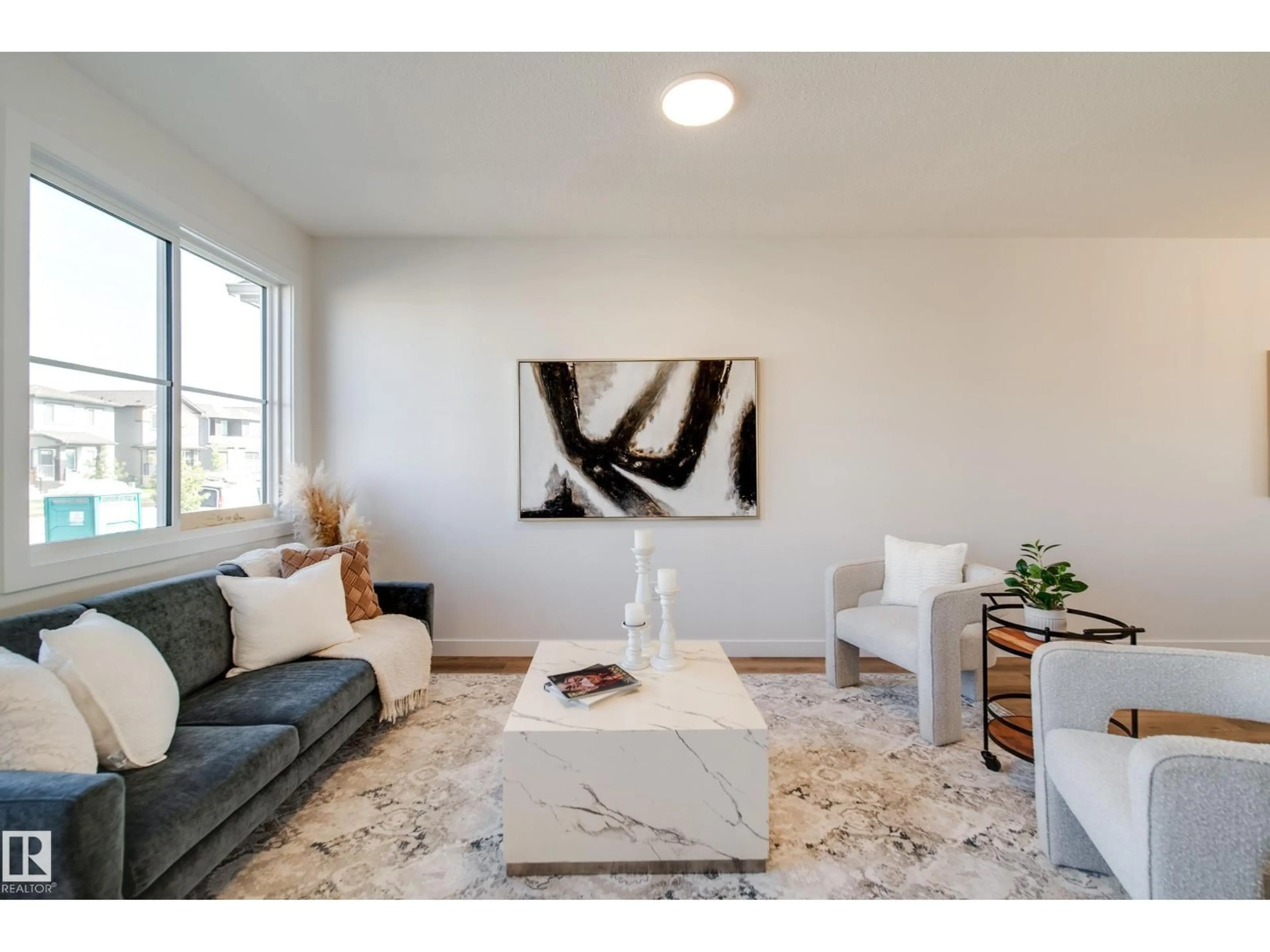 Living room with furniture, unknown for 59 SIENNA BV, Fort Saskatchewan Alberta T8L0W3