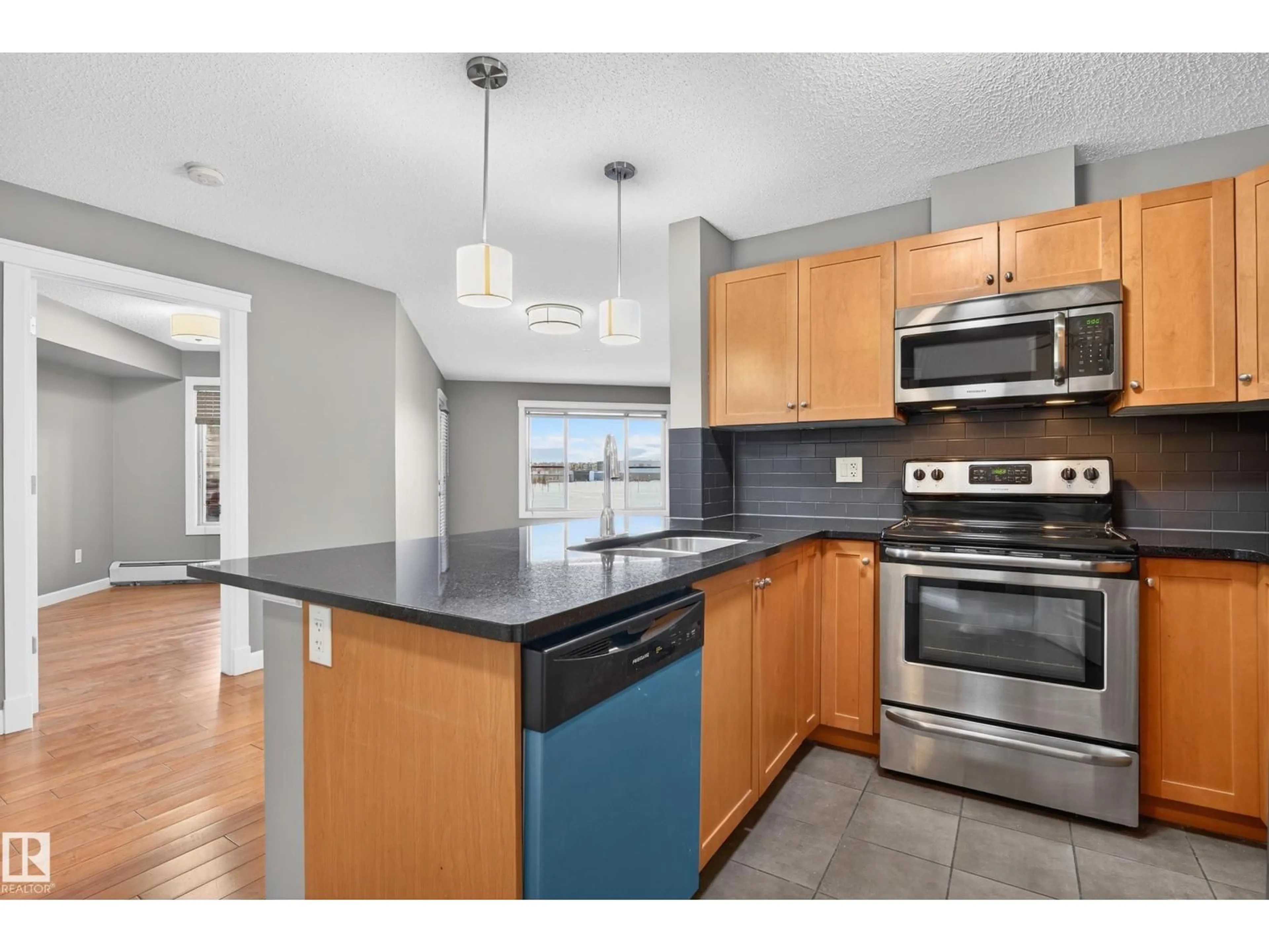 Open concept kitchen, unknown for #311 - 3719 WHITELAW LN, Edmonton Alberta T6W2C3
