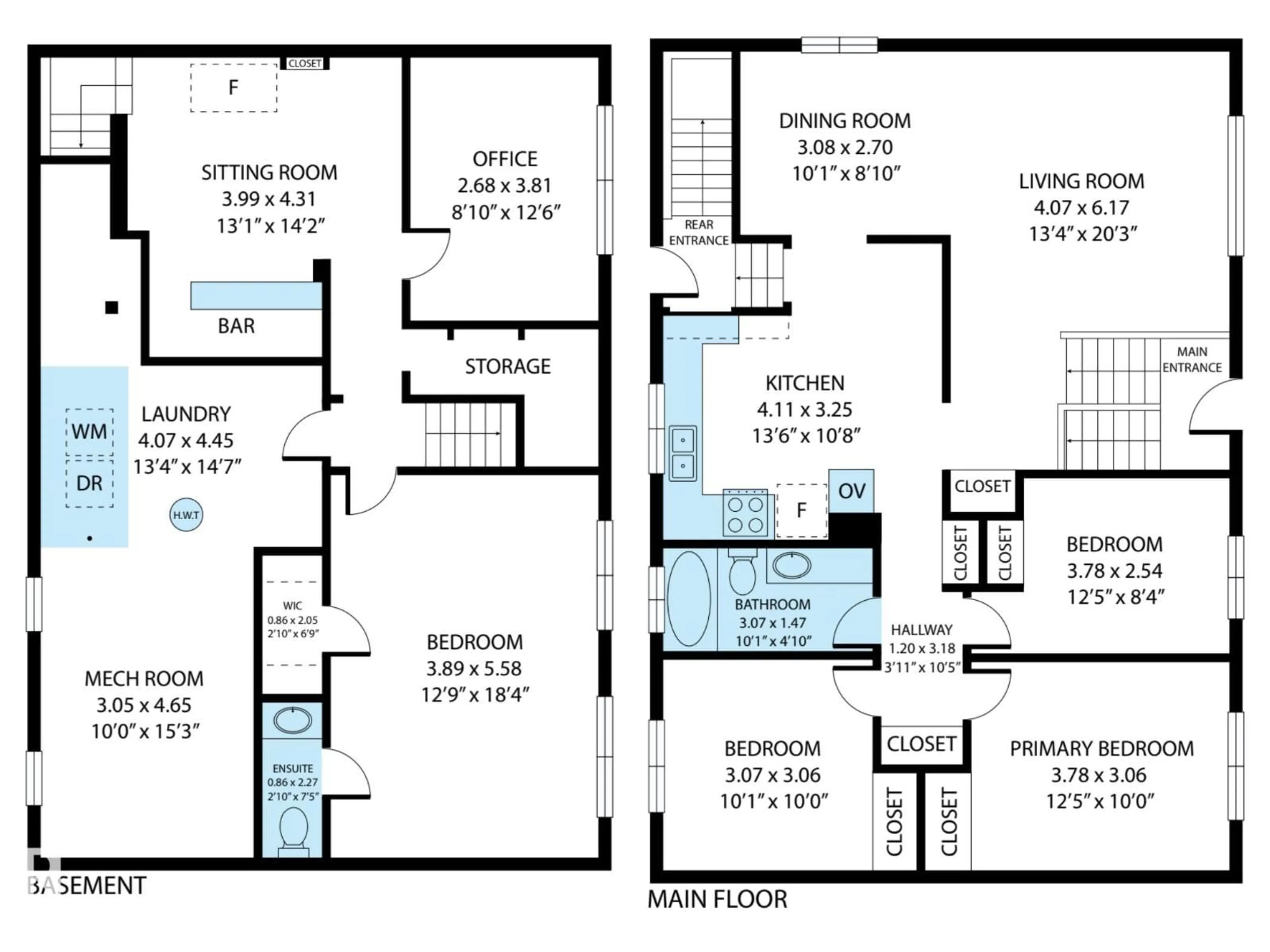 Floor plan for 16728 98 AV, Edmonton Alberta T5P0H1