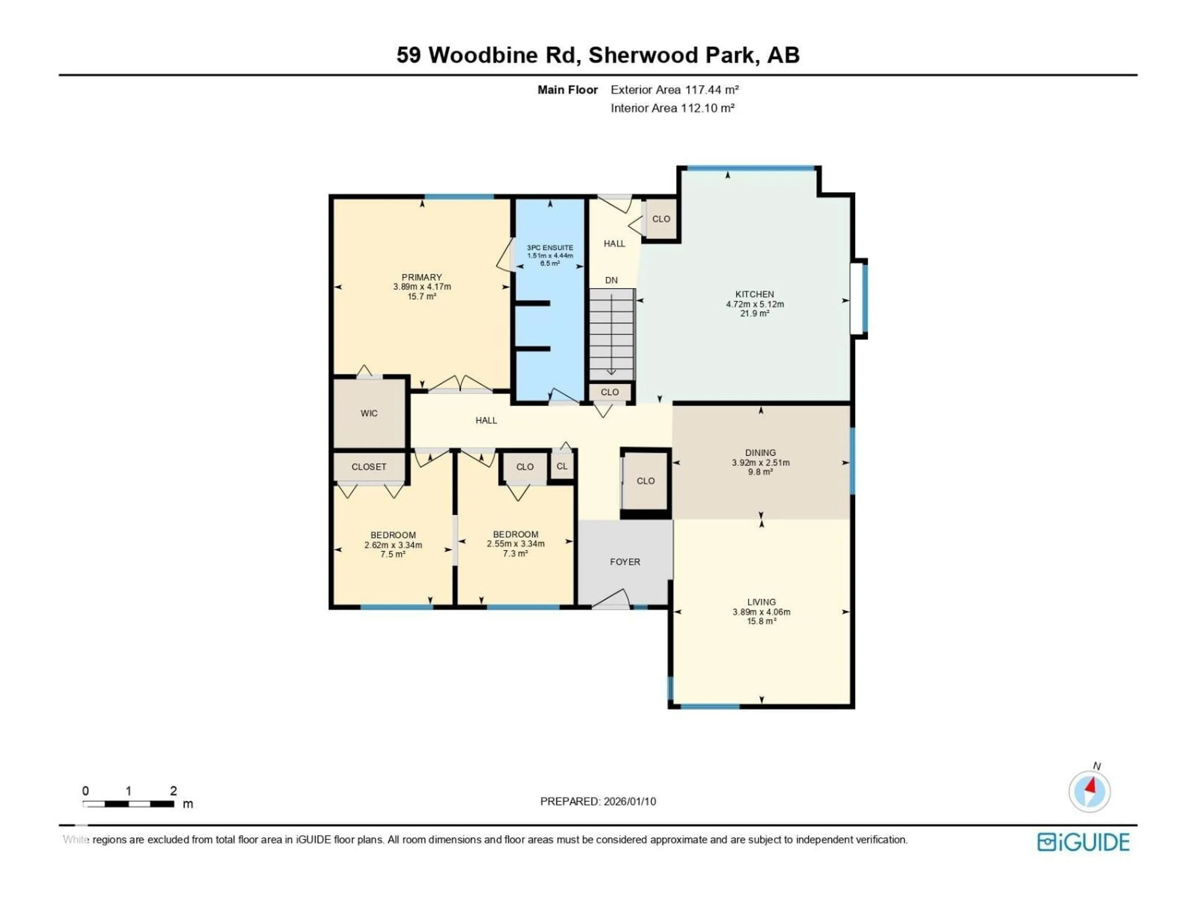 Floor plan for 59 WOODBINE RD, Sherwood Park Alberta T8A4A7