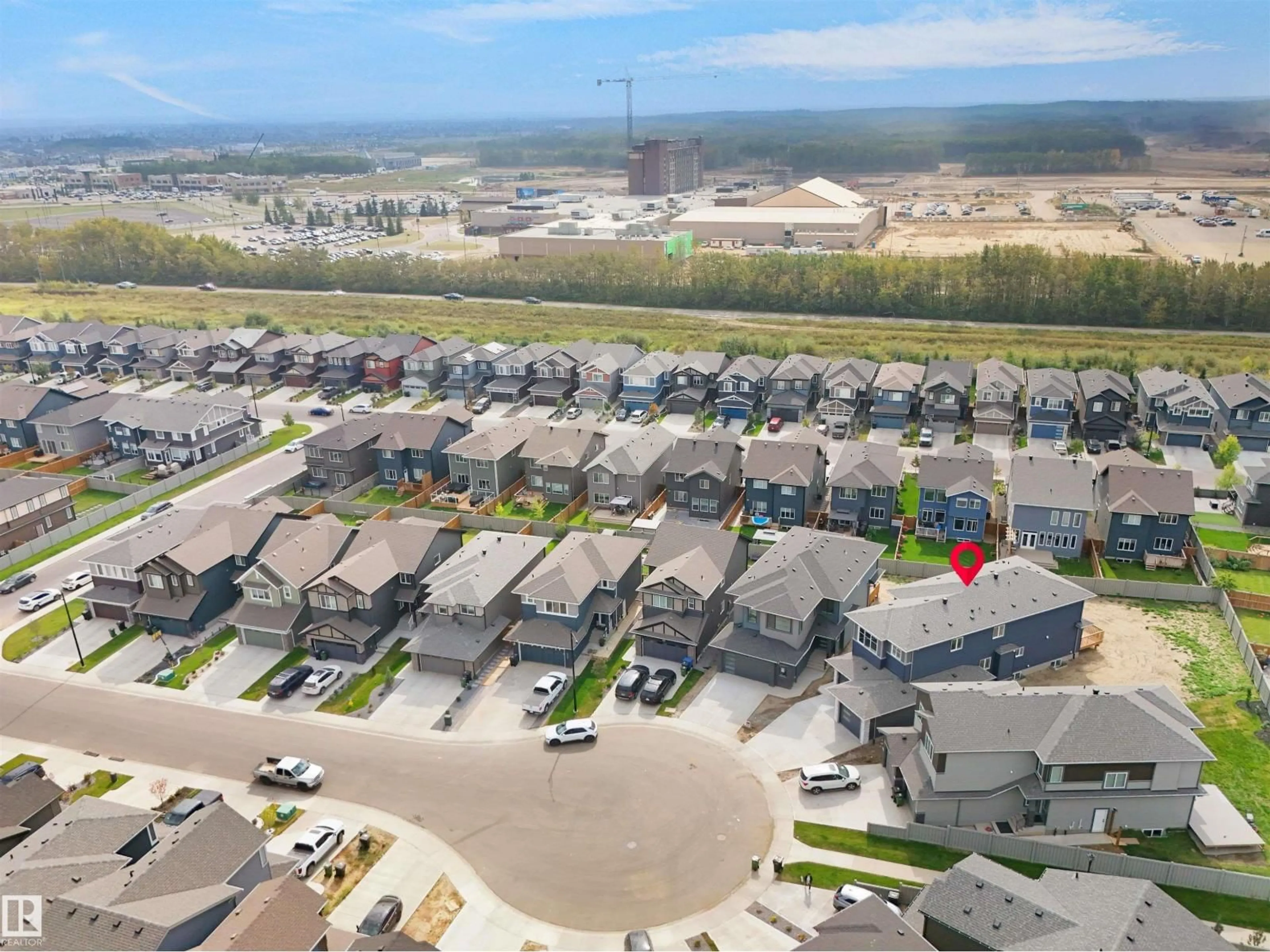 A pic from outside/outdoor area/front of a property/back of a property/a pic from drone, mountain view for 22139 81 AV, Edmonton Alberta T5T7R6