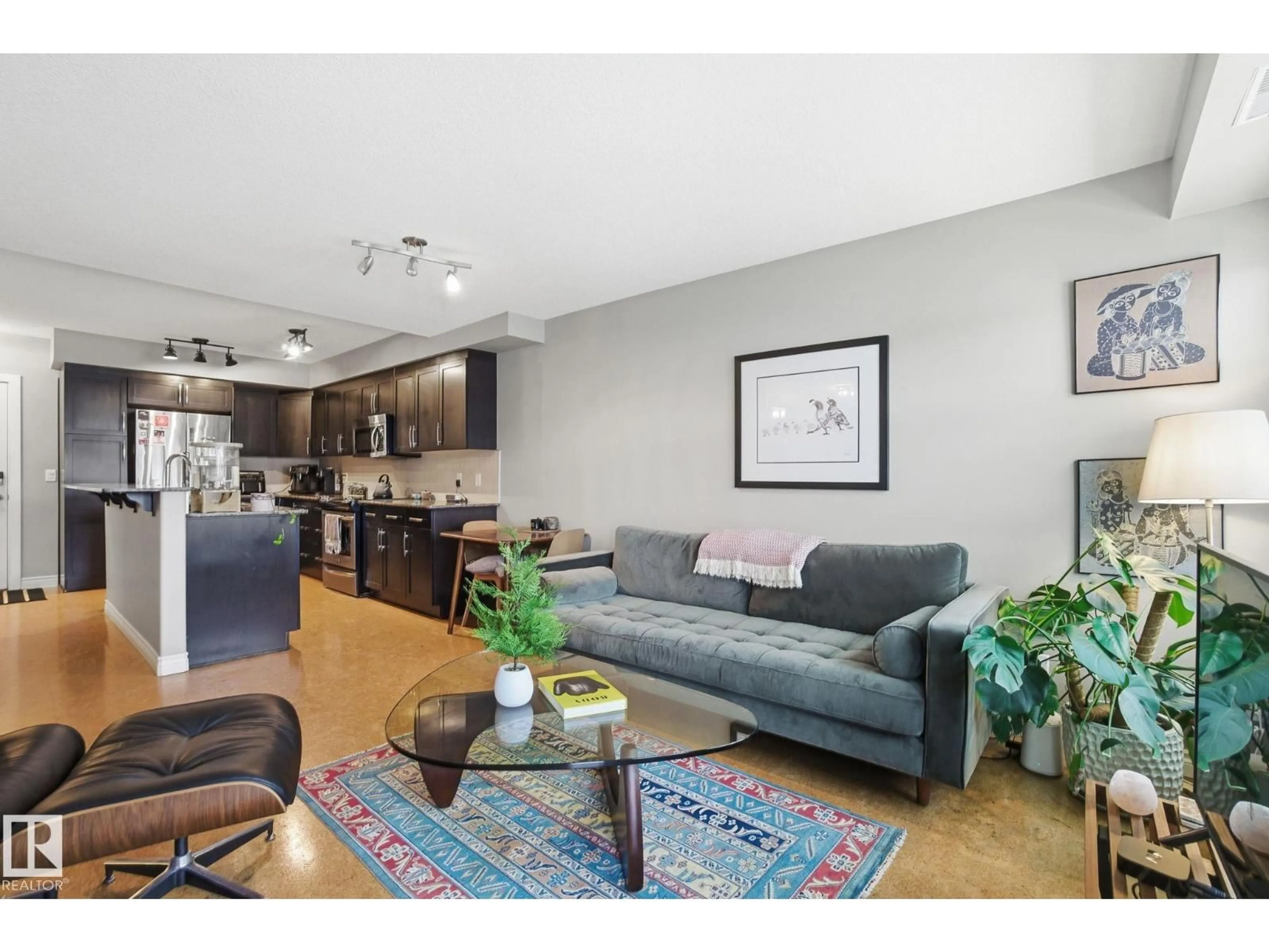 Living room with furniture, unknown for #301 - 9603 98 AV, Edmonton Alberta T6C2E2