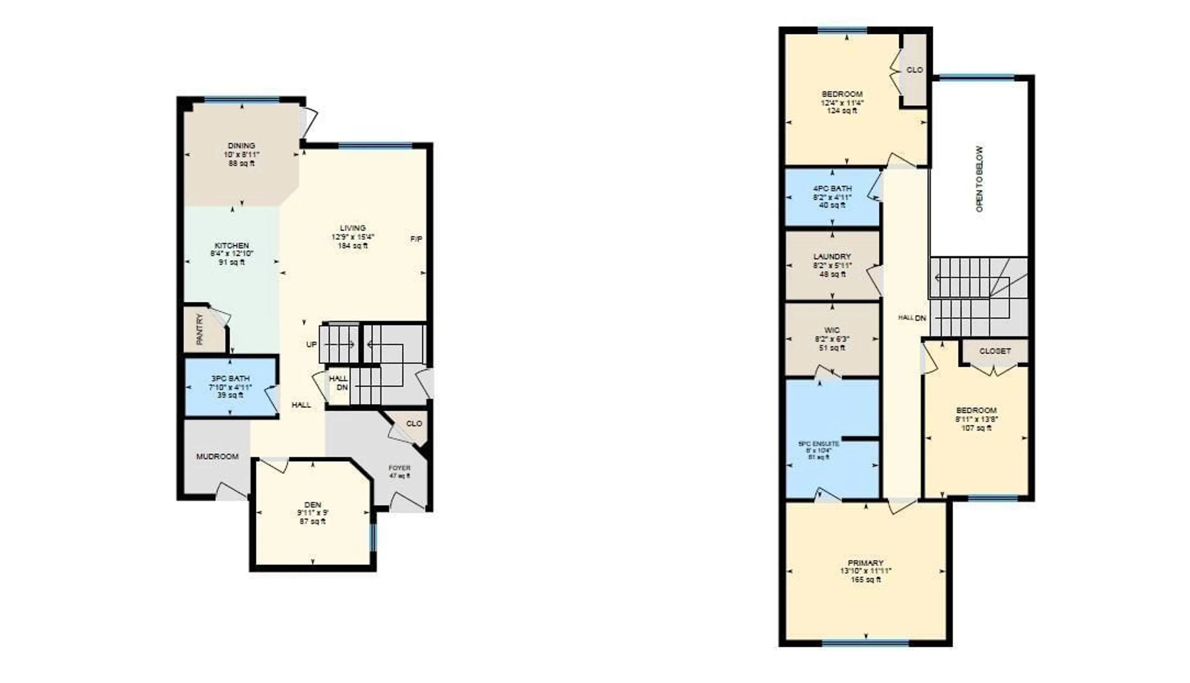 Floor plan for 3734 40 AV, Beaumont Alberta T4X3C3