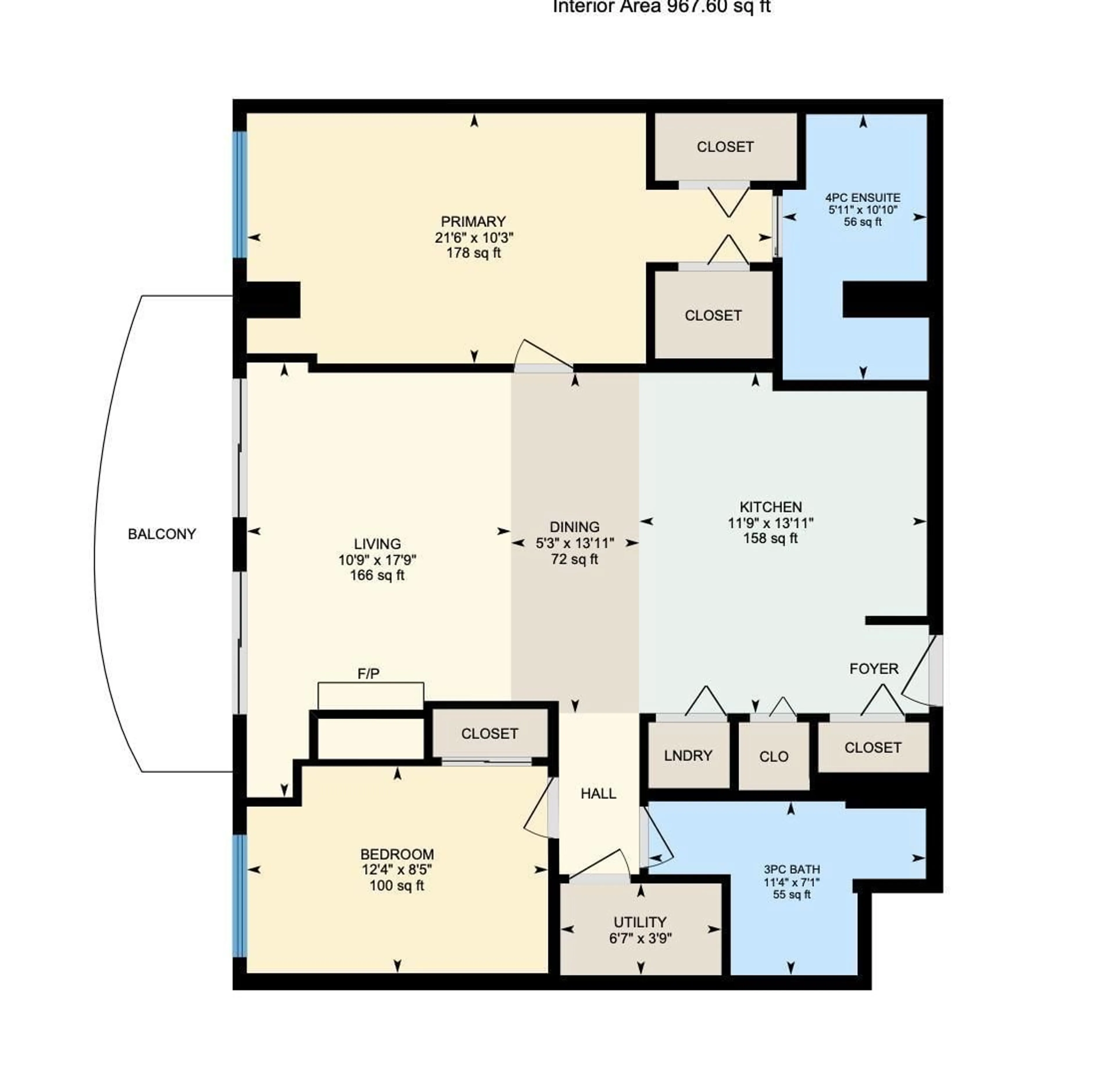 Floor plan for #504 - 11111 82 AVENUE, Edmonton Alberta T6G0T3