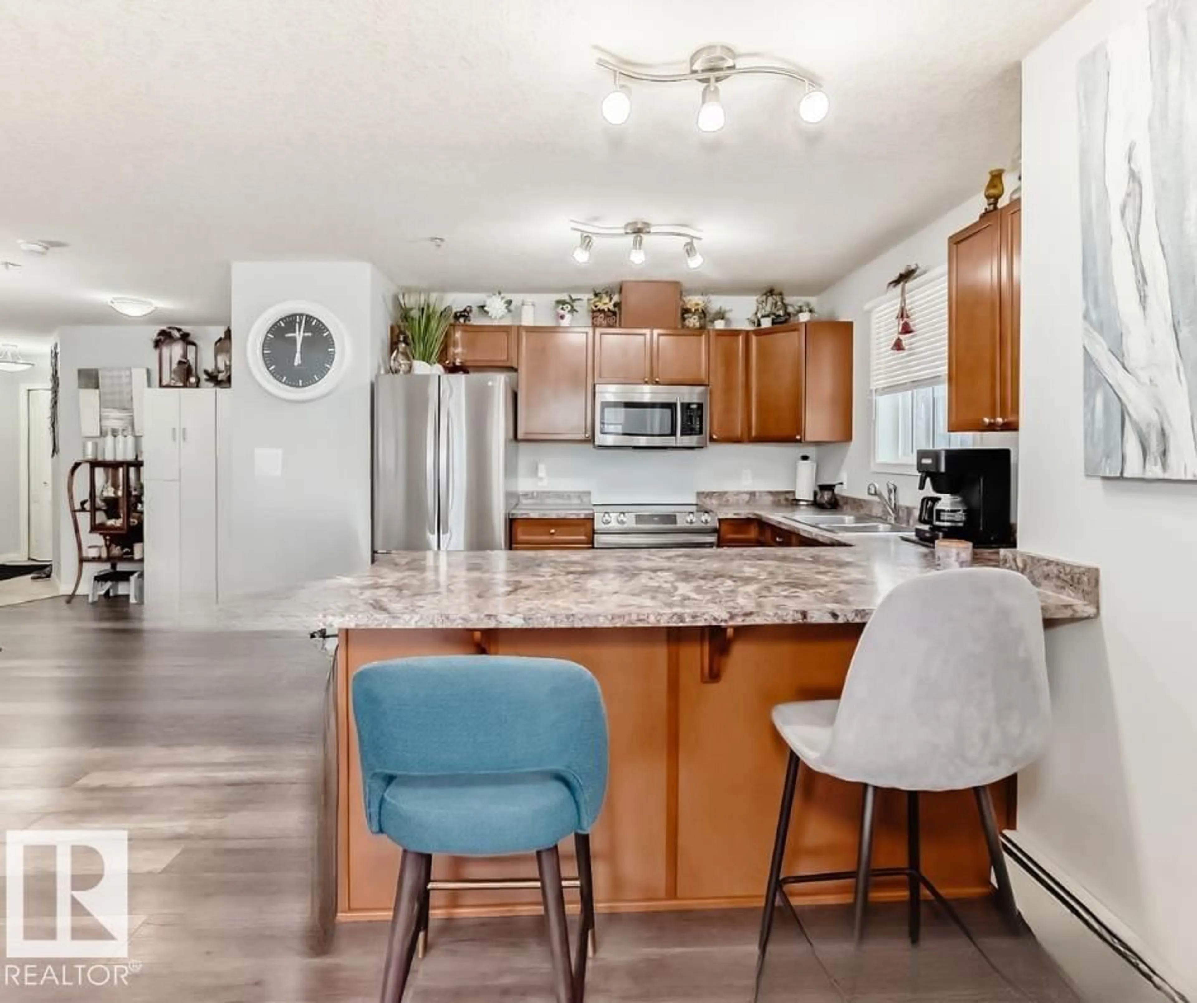Open concept kitchen, unknown for 108 - 4903 47 AV NW, Stony Plain Alberta T7Z0C6