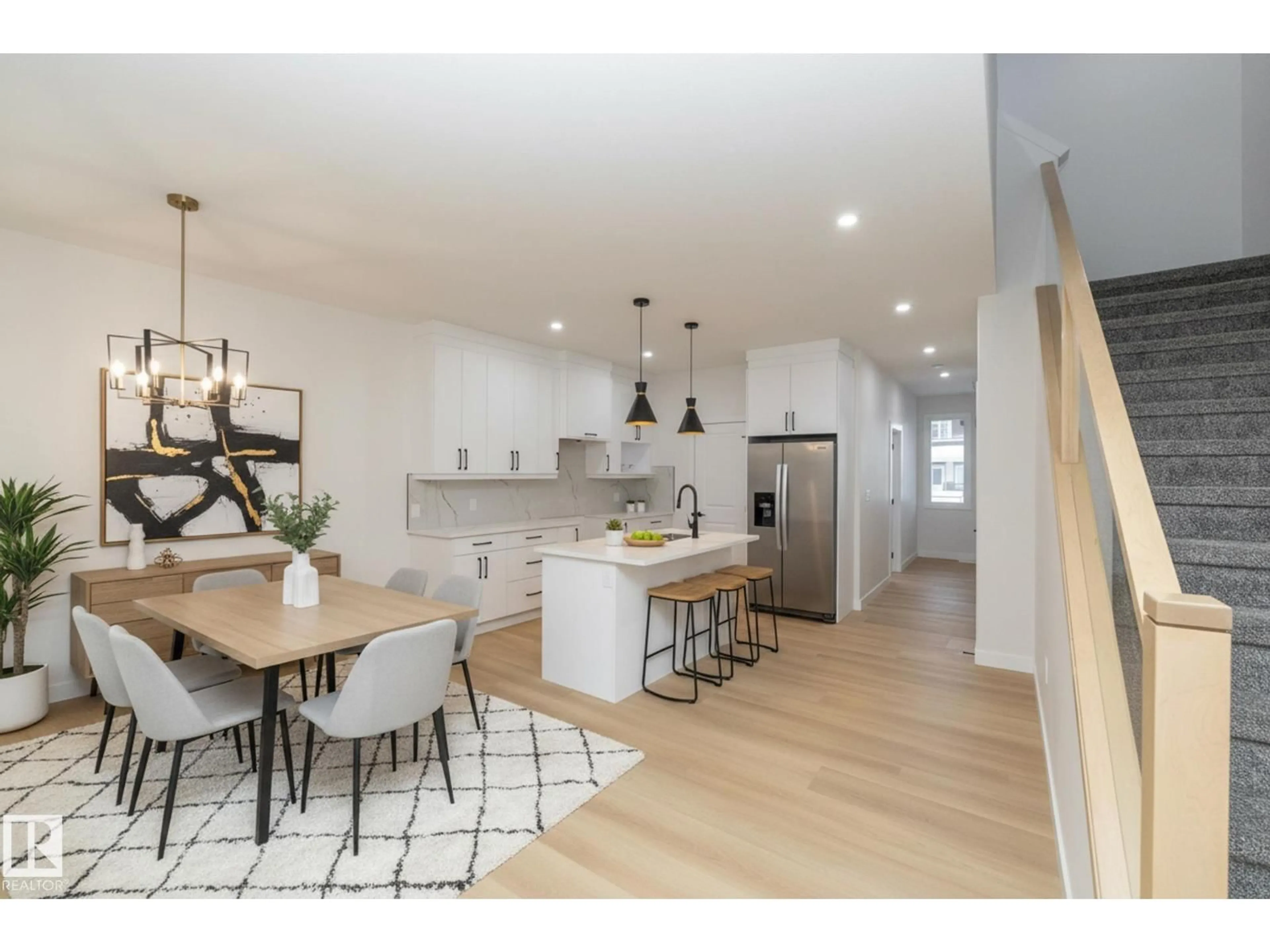 Open concept kitchen, unknown for 9805 106 AV, Morinville Alberta T8R2P2